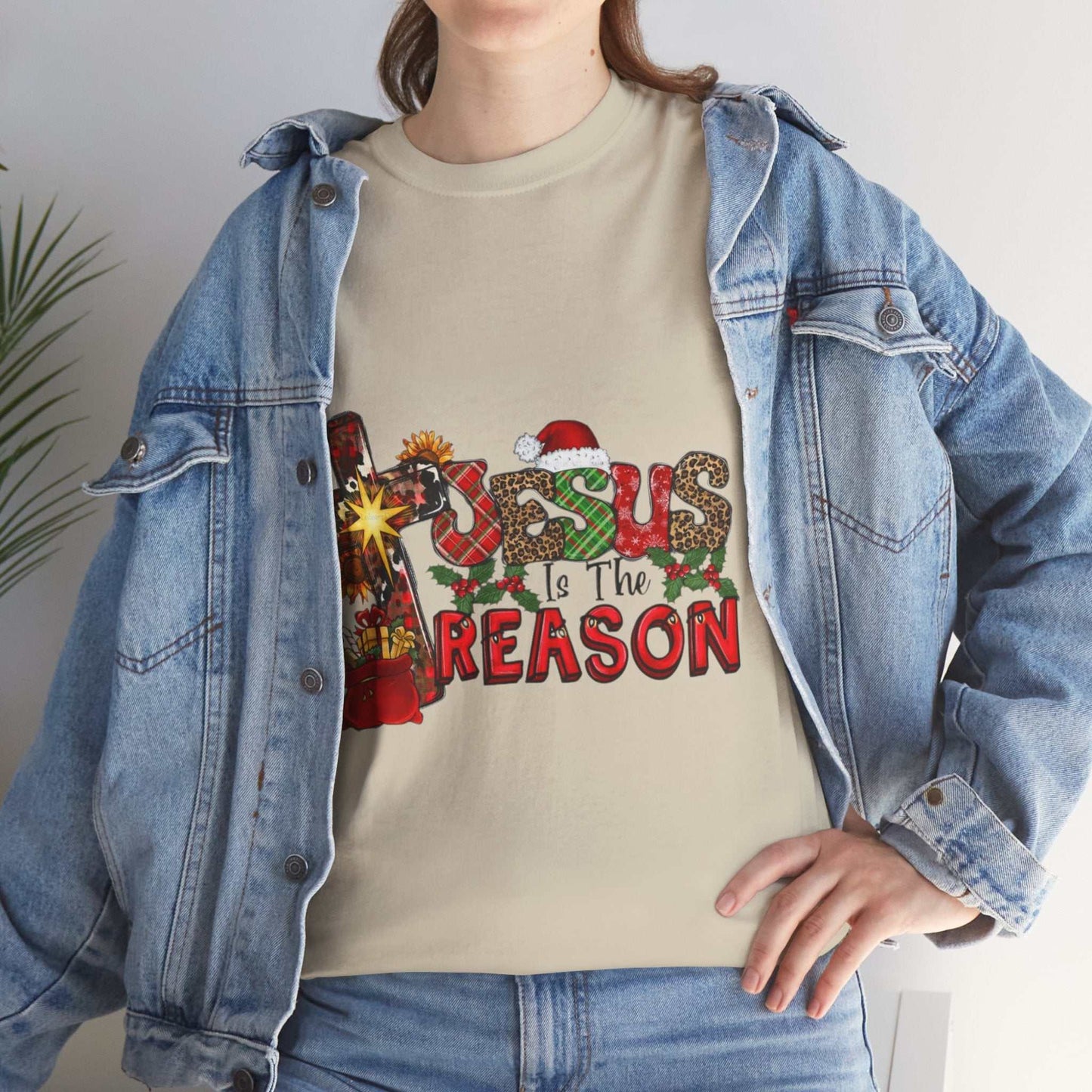Jesus Is The Reason Shirt, Religious Christmas Gift