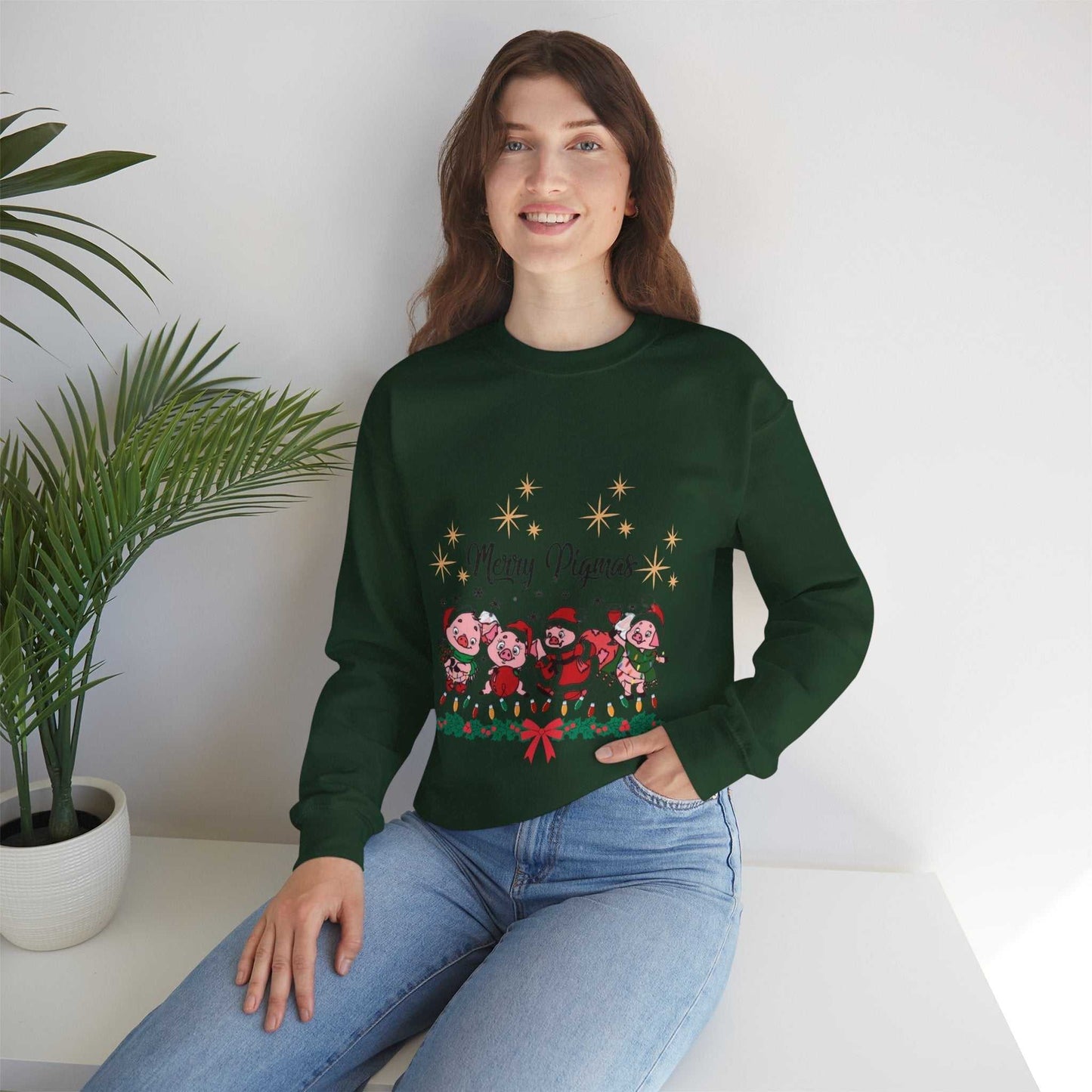 Merry Pigmas Sweatshirt, Funny Farmer Christmas Gift