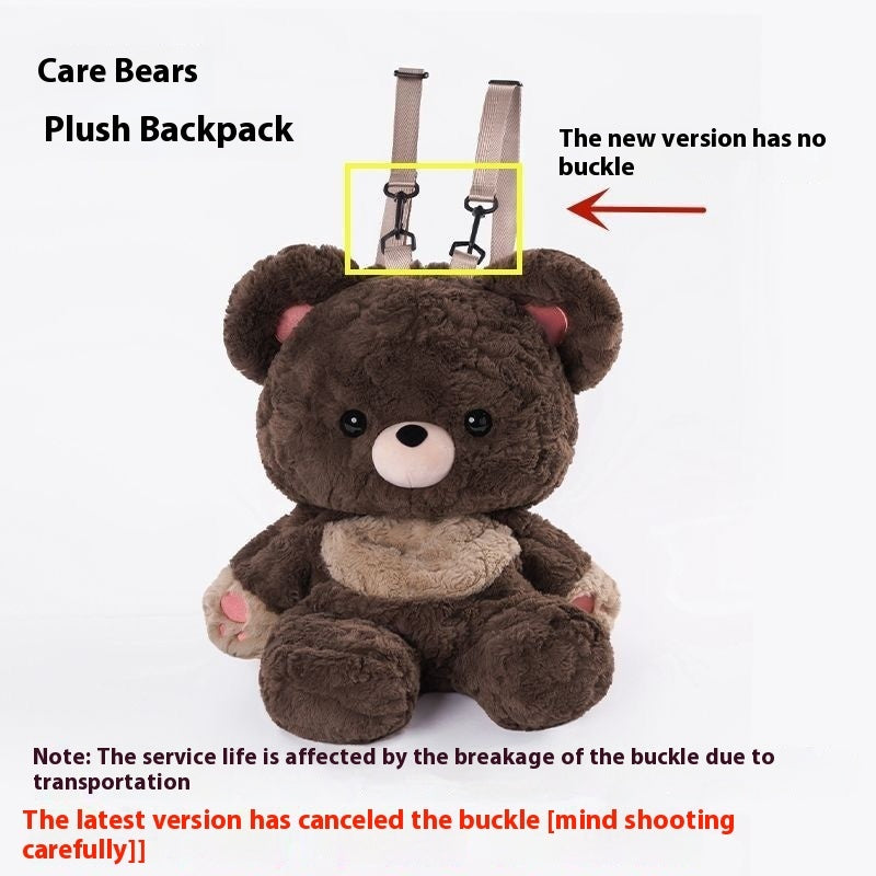 Couples Bag Love Bear Cute Versatile Plush Backpack
