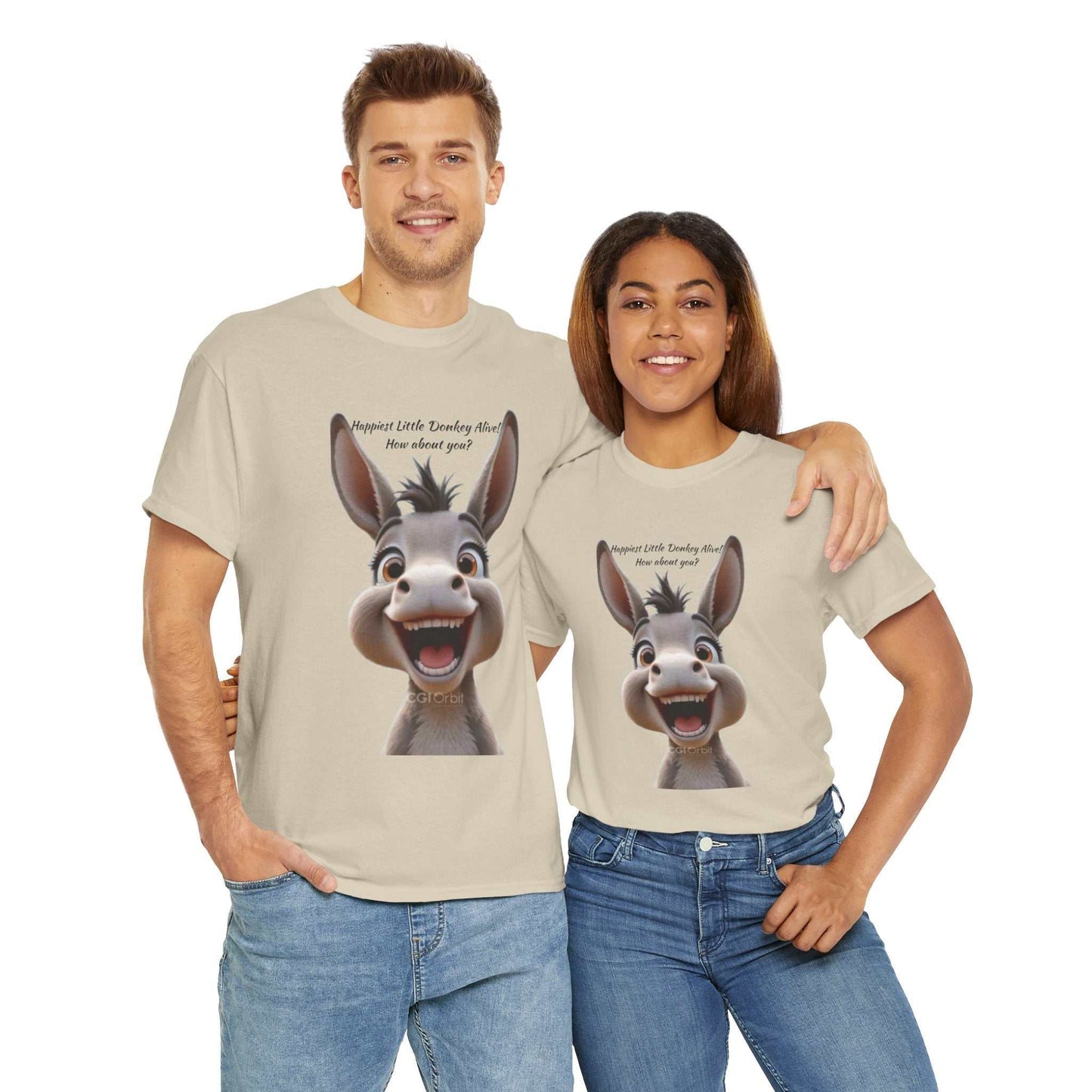 Funny donkey t-shirt - Unisex Heavy Cotton Shirt, Gift for Animal Lovers