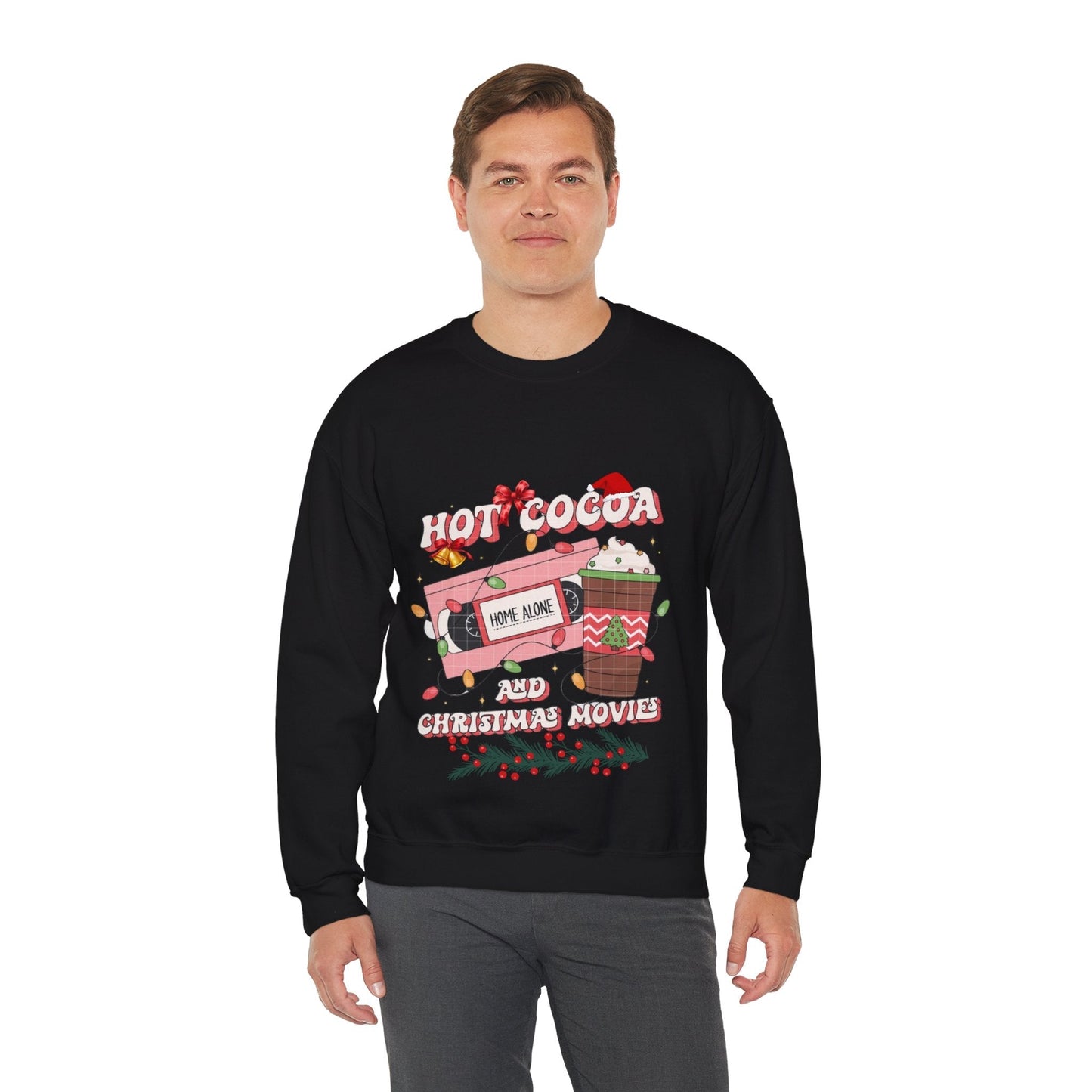 Hot Cocoa And Christmas Movies Sweatshirt, Christmas Latte Tee