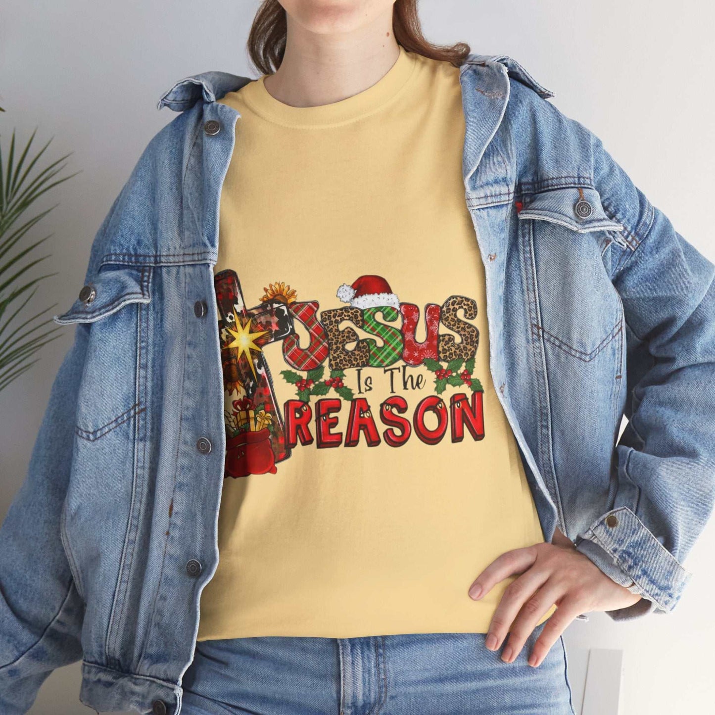 Jesus Is The Reason Shirt, Religious Christmas Gift