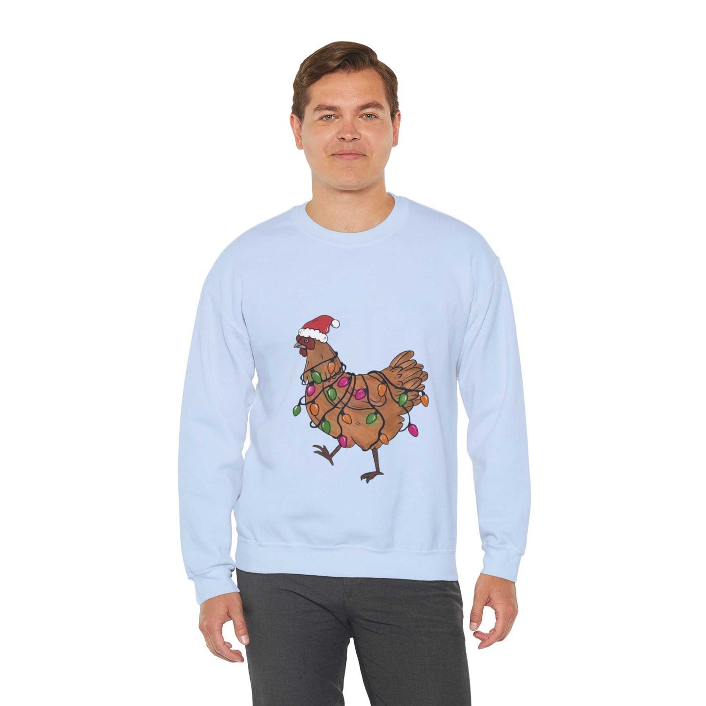 Funny Christmas Chicken Mug, Christmas Gift for Farmer