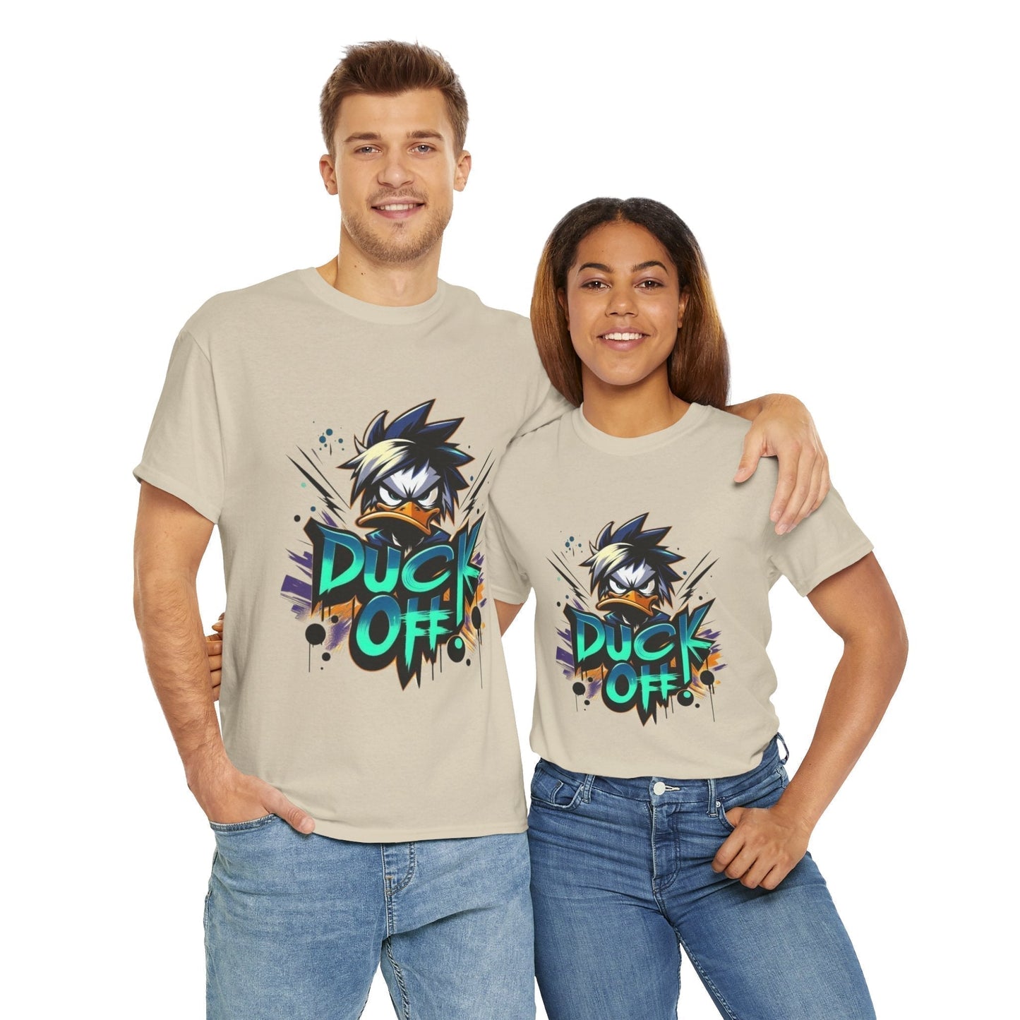 Graphic Tee - 'Duck Off' Design for Casual Wear - T-shirt Gift for all