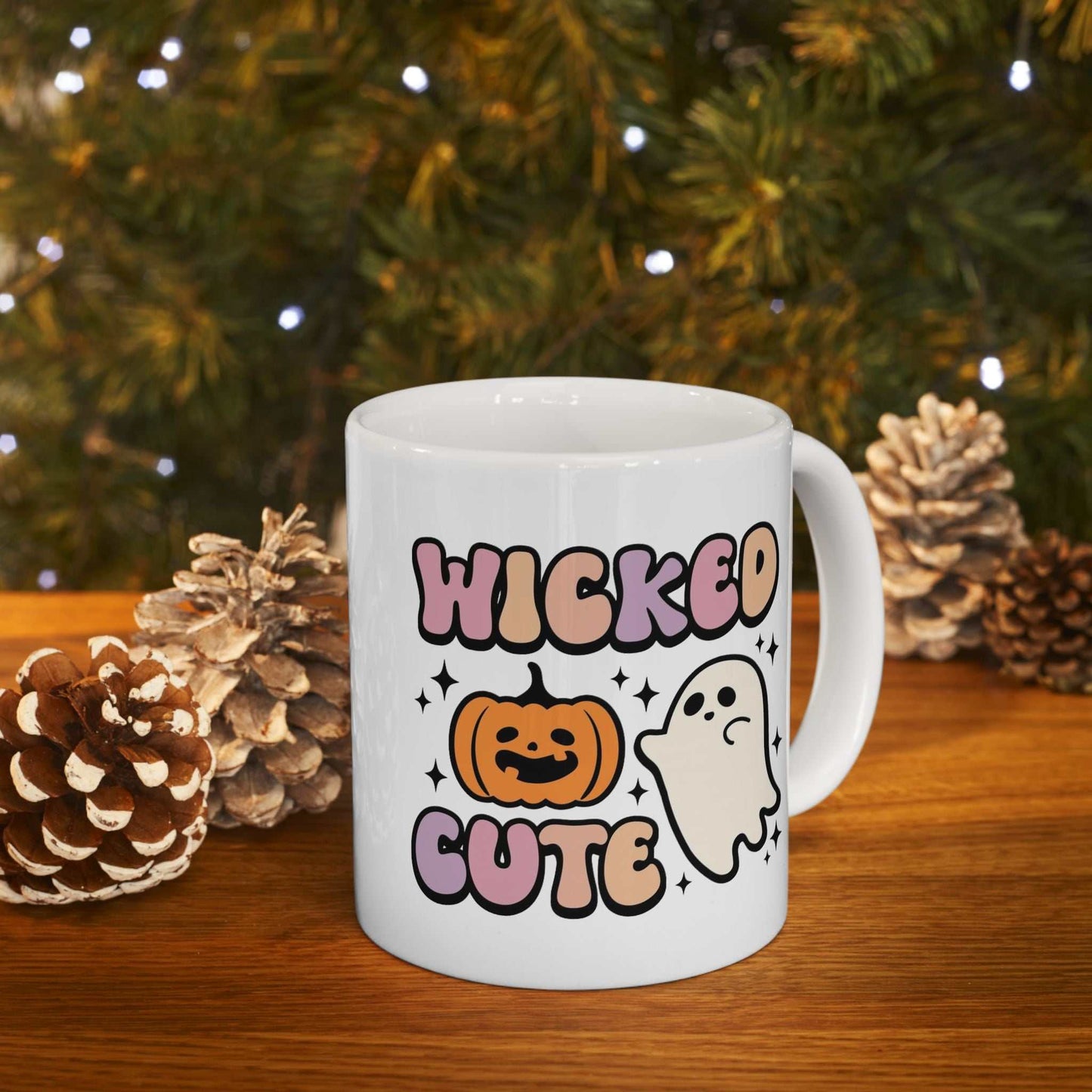 Wicked Cute Halloween Mugs, Spooky Fun Mugs Gift