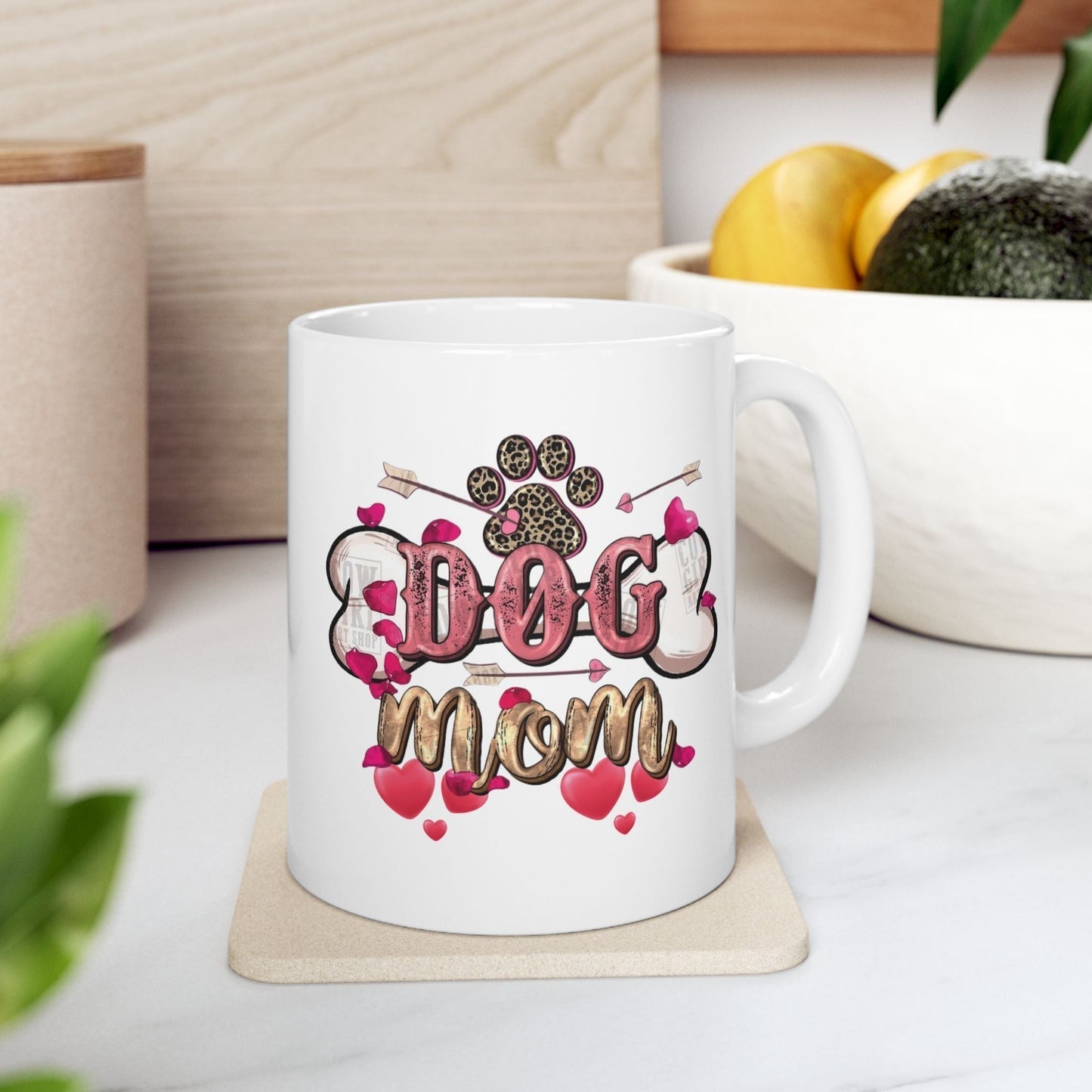 Dog Mom Valentine Mugs, Dog Valentine Gift for Mom
