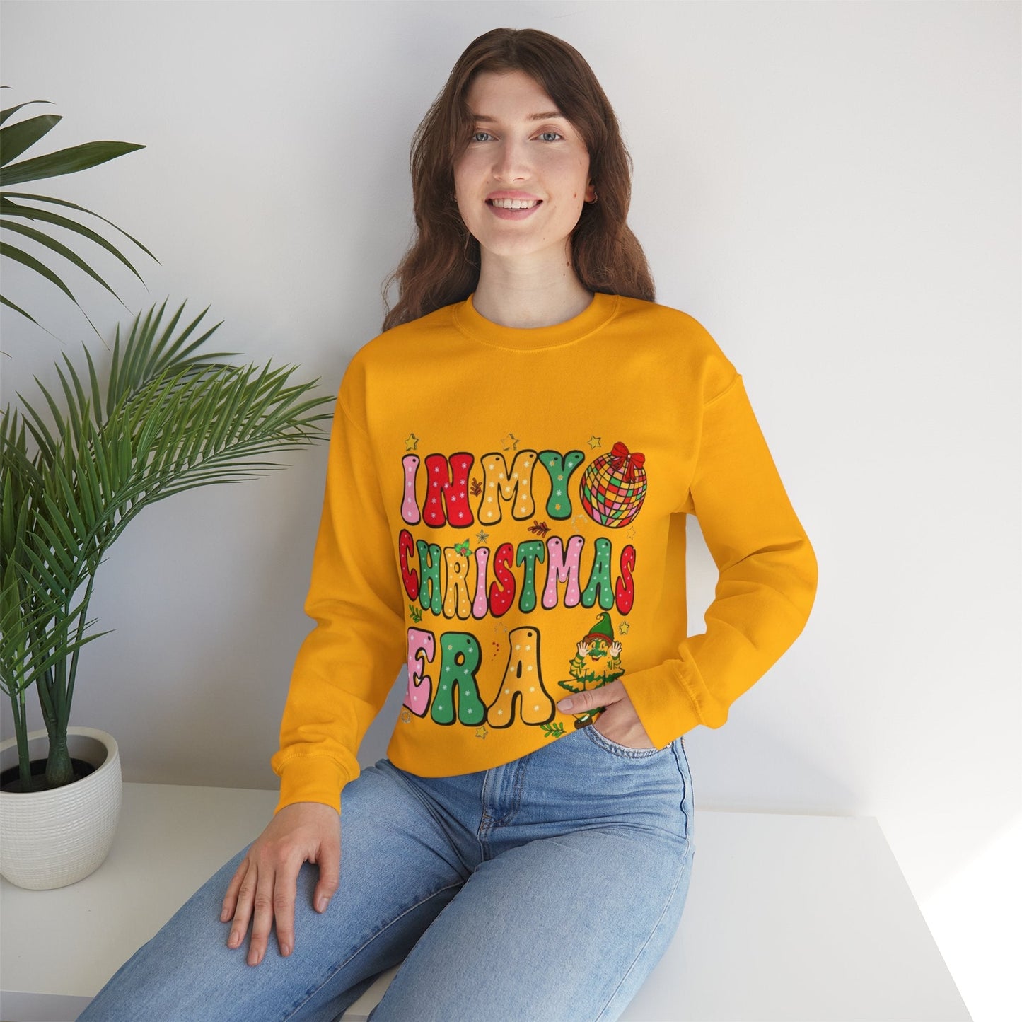 In My Christmas Era Sweatshirt, Retro Christmas Gift