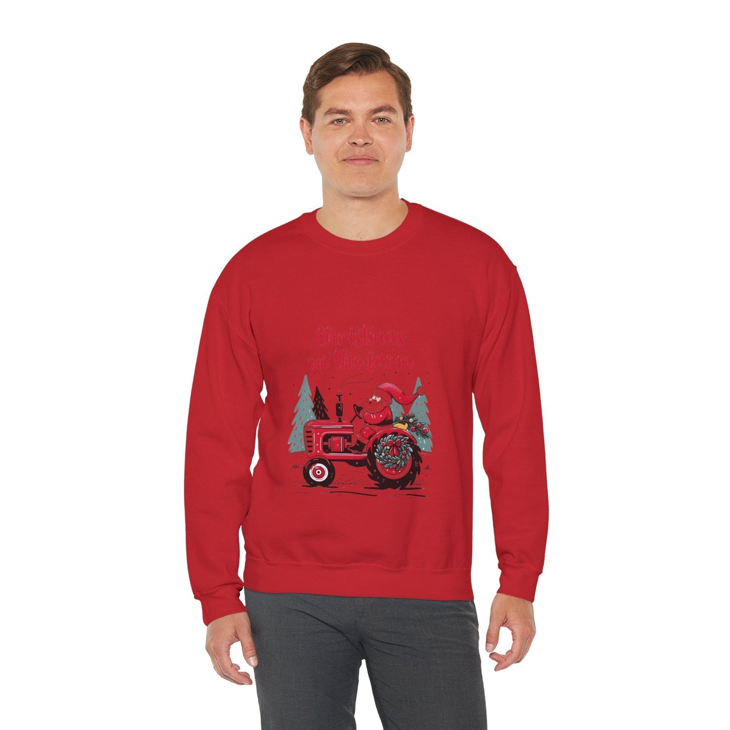 Christmas On The Farm Sweatshirt, Country Christmas Gift