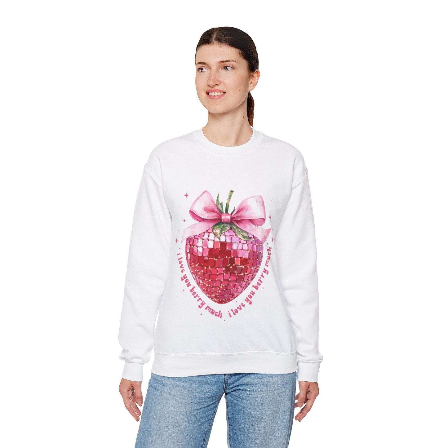 I Love You Berry Much Sweatshirt, Love Valentines Heart Gift