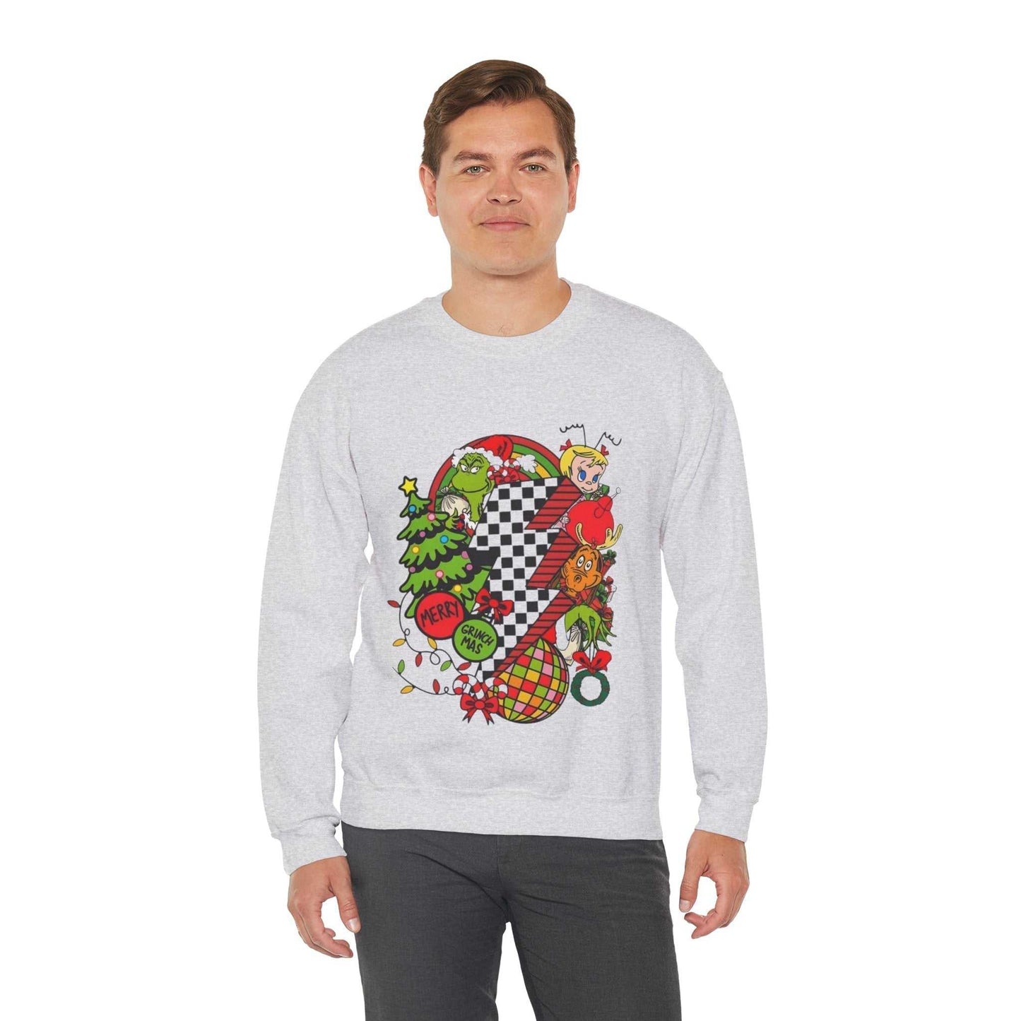 Merry Grinchmas Sweatshirt, Disco Christmas Gift