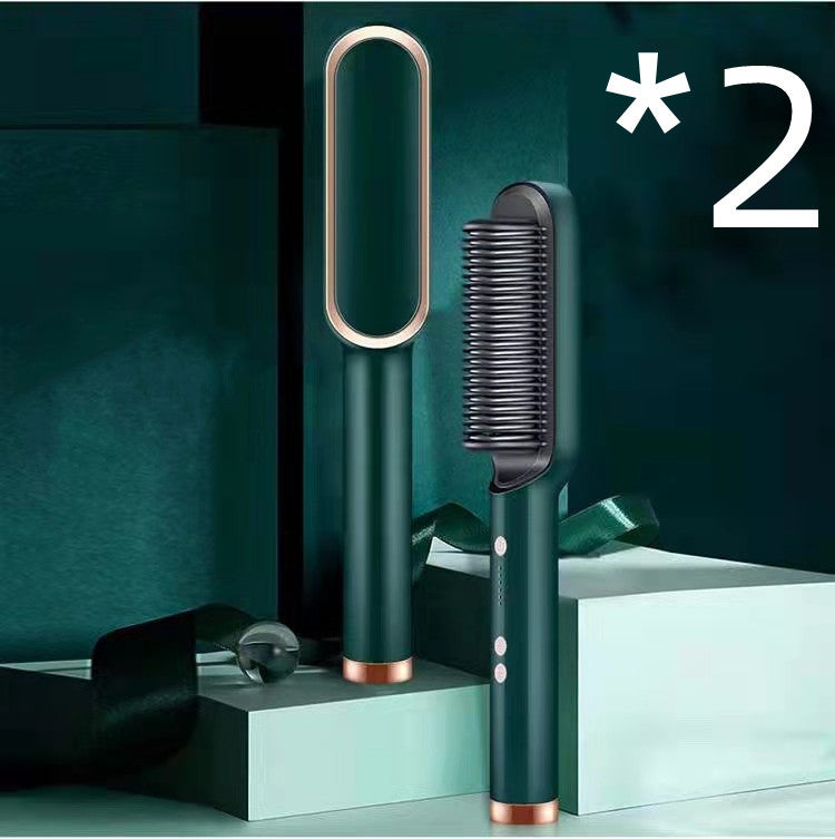 New 2 In 1 Hair Straightener Hot Comb Negative Ion 🔥 TODAY ONLY: 50% OFF!