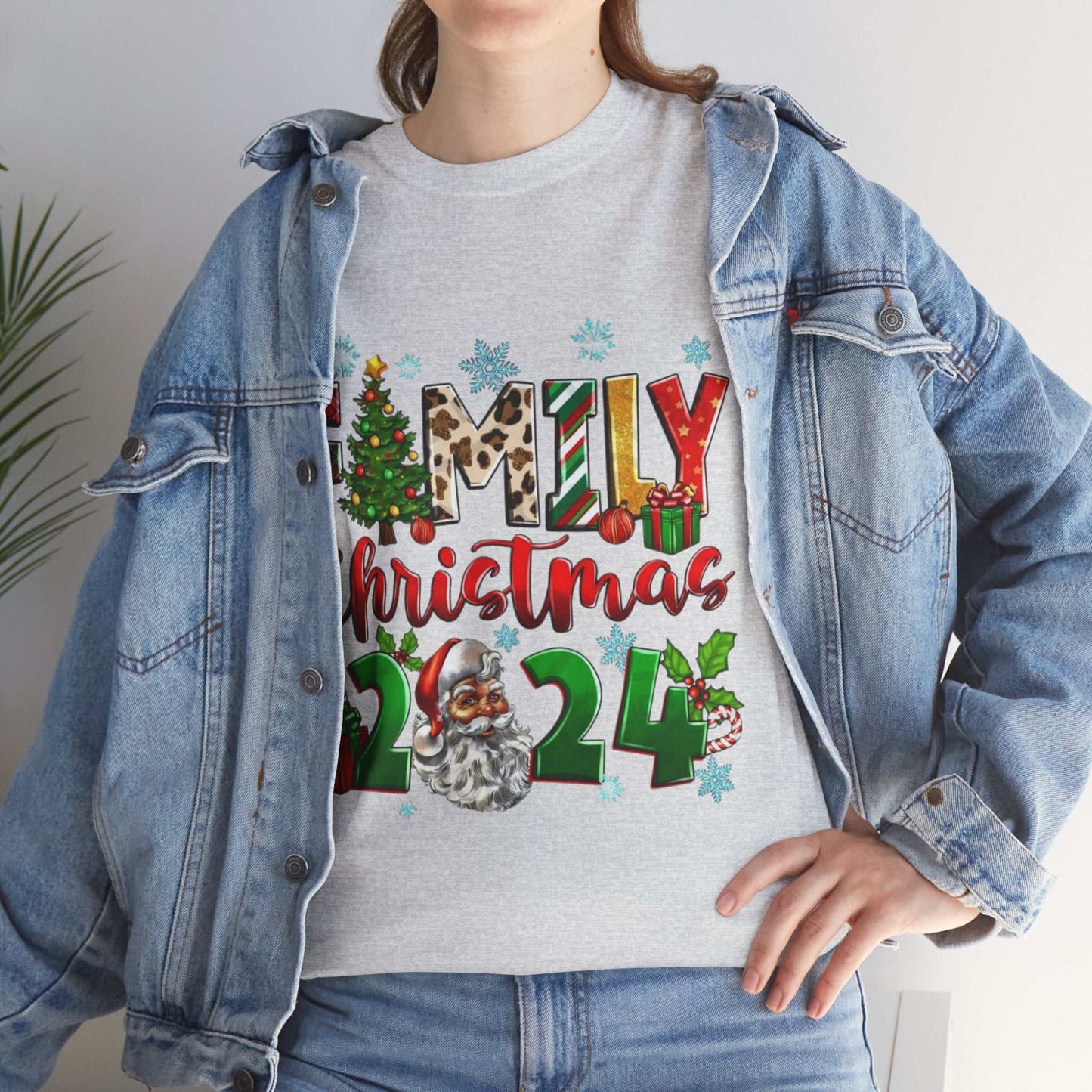 Halloween Family Christmas 2024 Shirt, Santa Claus Family Gift