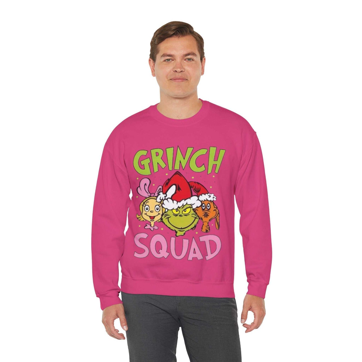 Christmas Grinch Squad Sweatshirt, Merry Grinchmas Gift, Christmas Family Sweatshirt