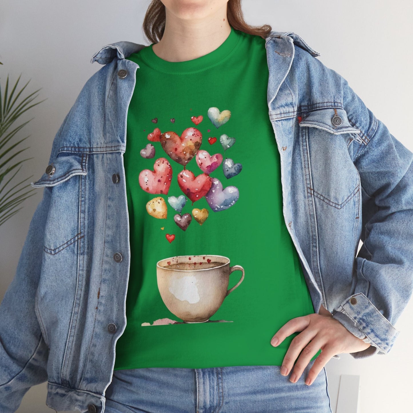 Coffee Is My Valentine T-Shirt, Cup Coffee Hearts Lover Gift