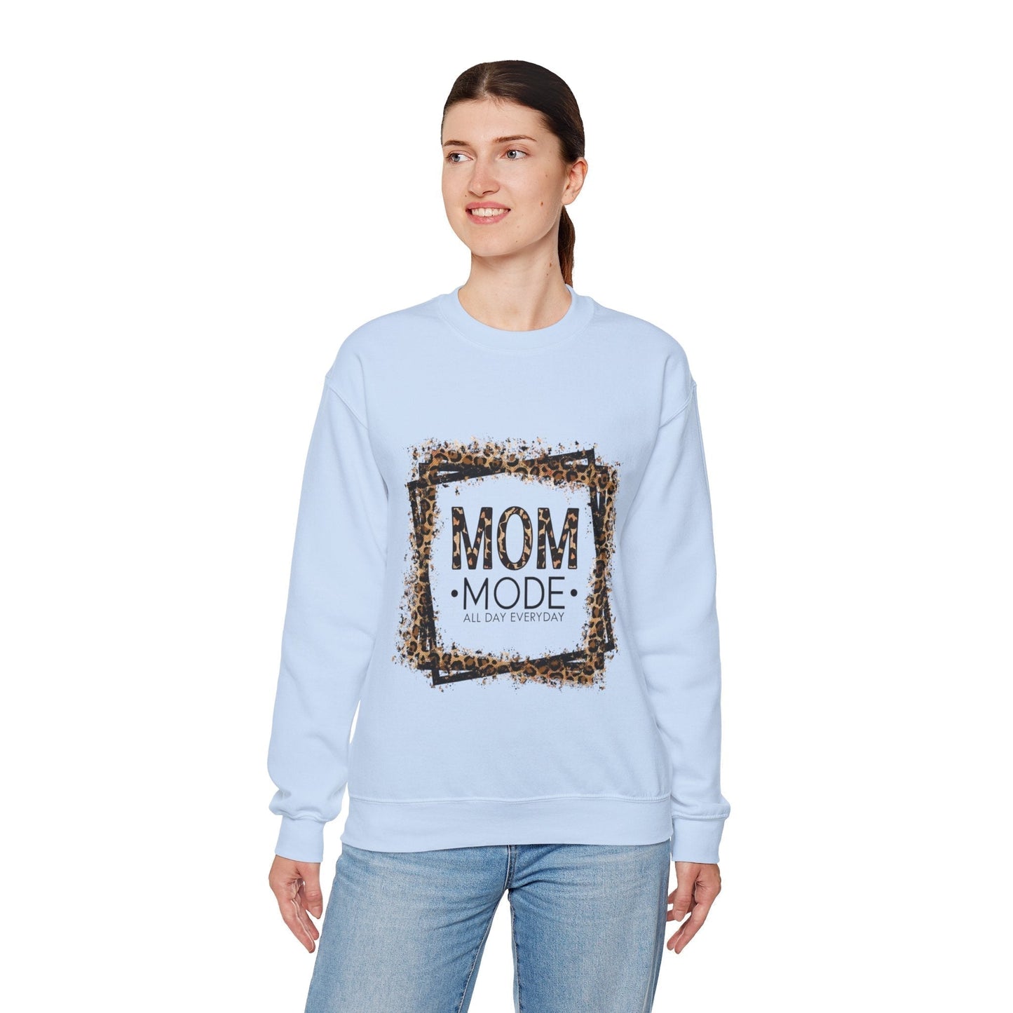 Mom Mode Sweatshirt Crewneck - All Day Everyday