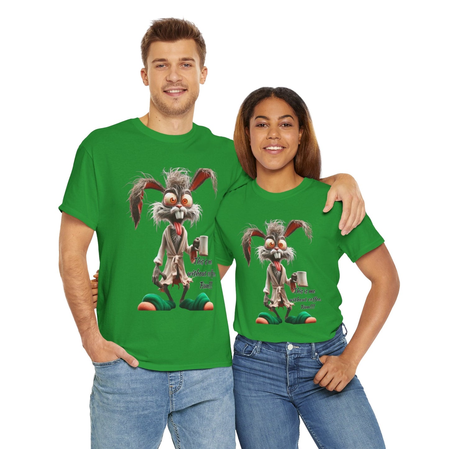 Funny Coffee Lover Tee - Unisex Heavy Cotton Shirt, Perfect Gift for Caffeine Addicts