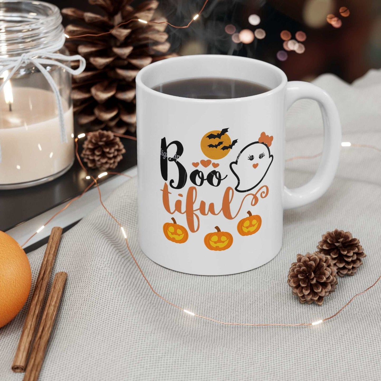 Halloween 2024 Mugs, Boo tiful Gift