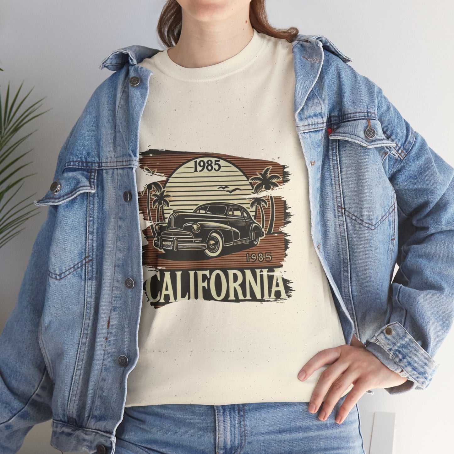 Vintage California 1985 T-Shirt, California 1985 Unisex Heavy Cotton Tee Gift