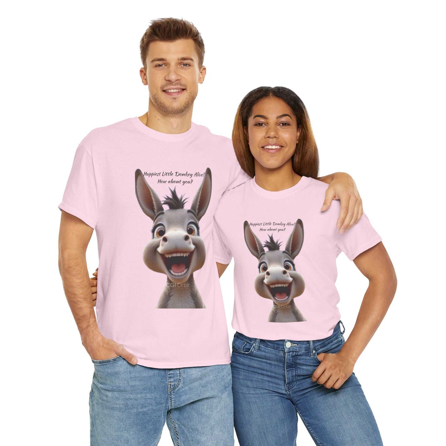 Funny donkey t-shirt - Unisex Heavy Cotton Shirt, Gift for Animal Lovers