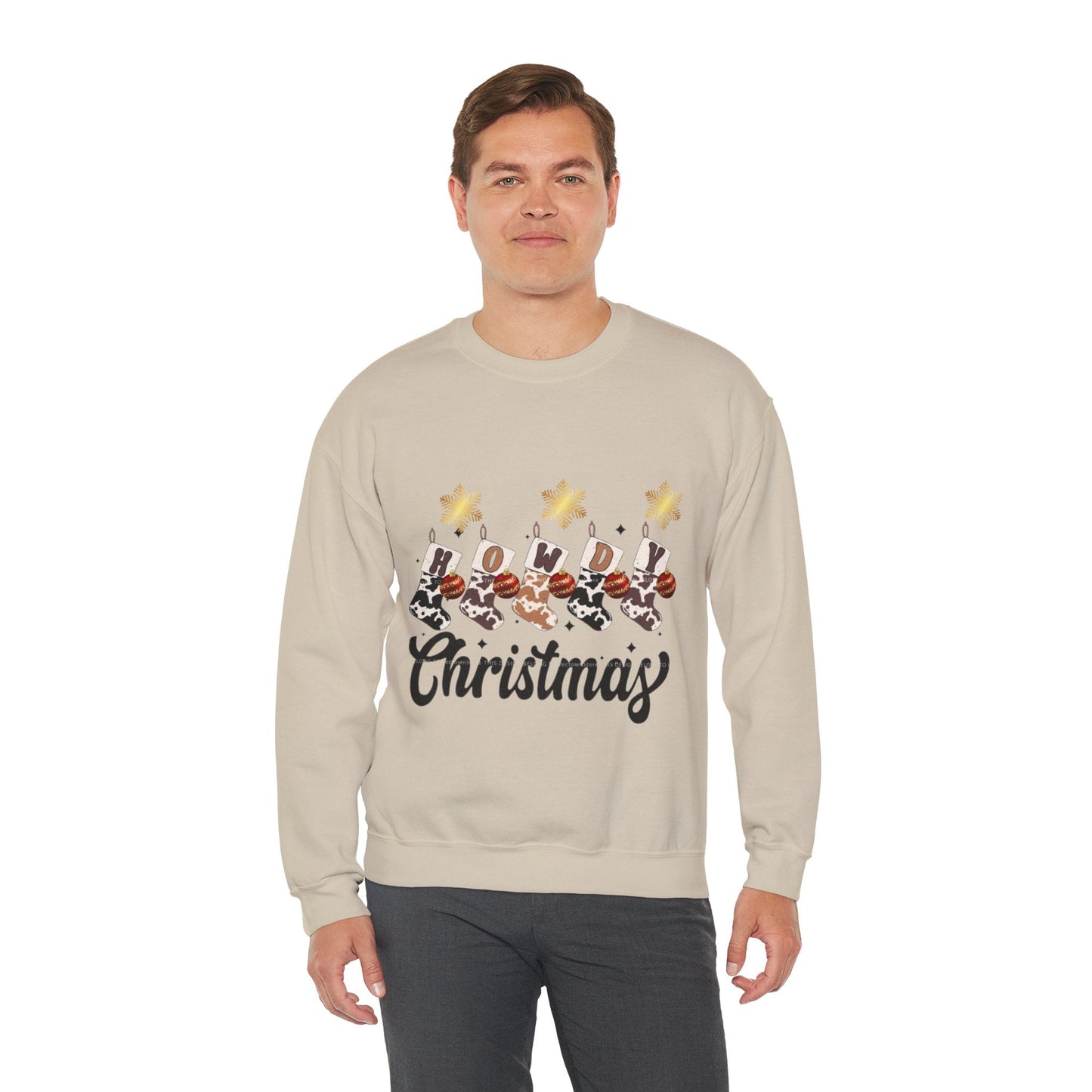Howdy Christmas Sweatshirt, Cowboy Christmas Gift