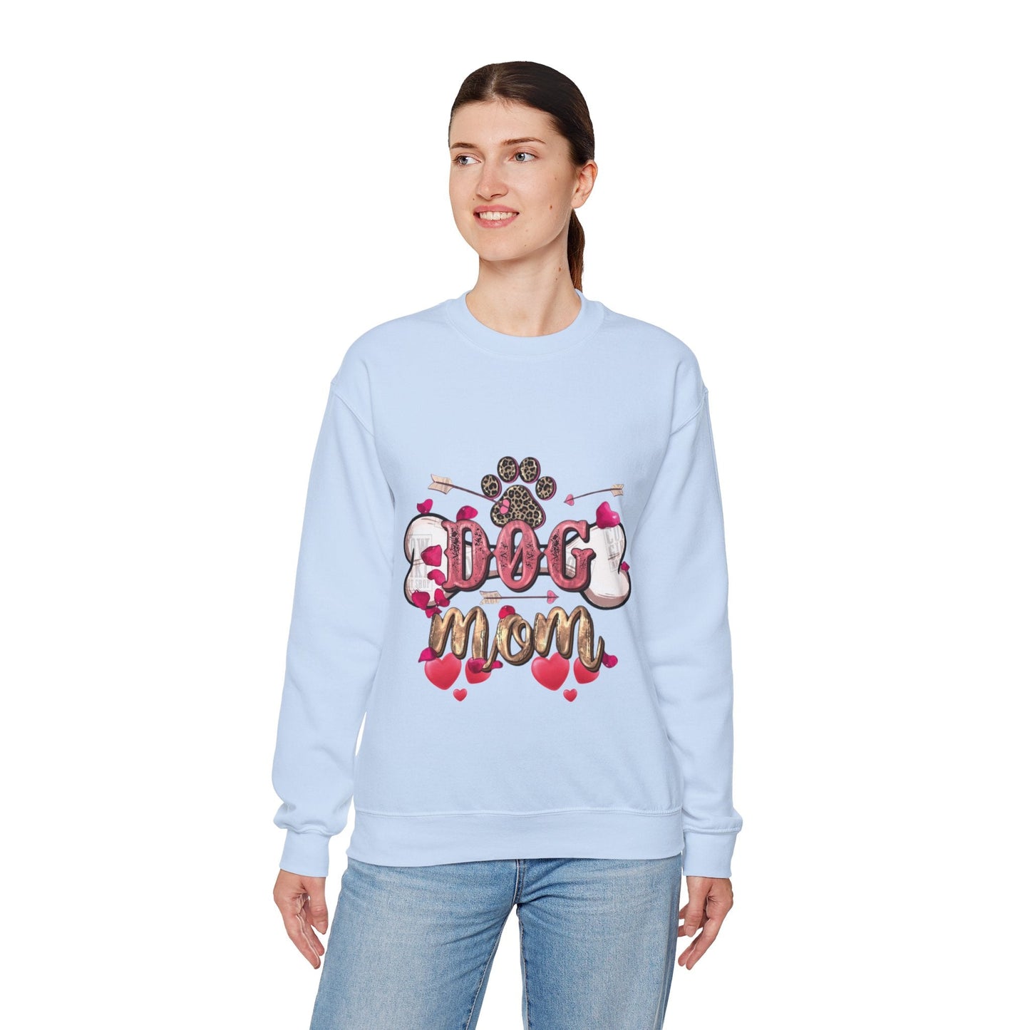 Dog Mom Valentine Sweatshirt, Dog Valentine Gift for Mom
