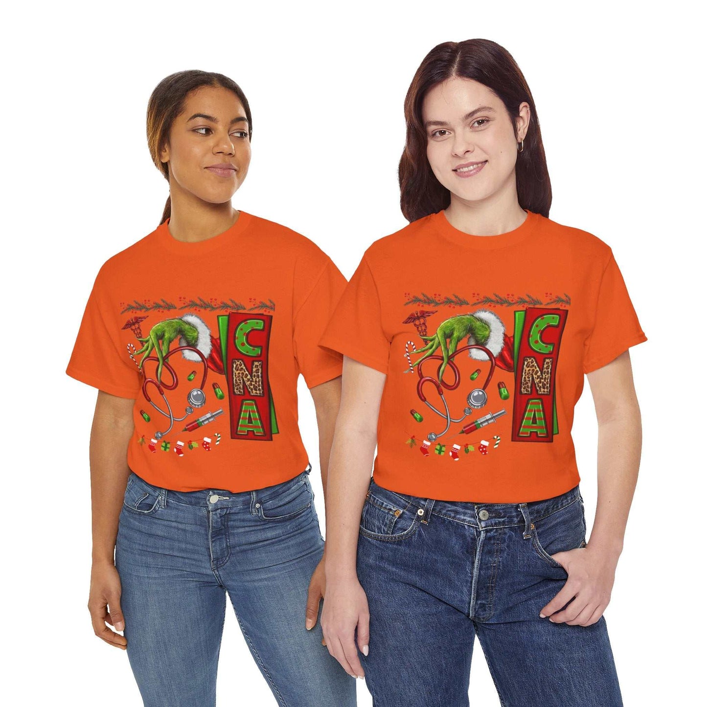 Nurse Stethoscope Christmas T-shirt, Grinch Stethoscope Gift