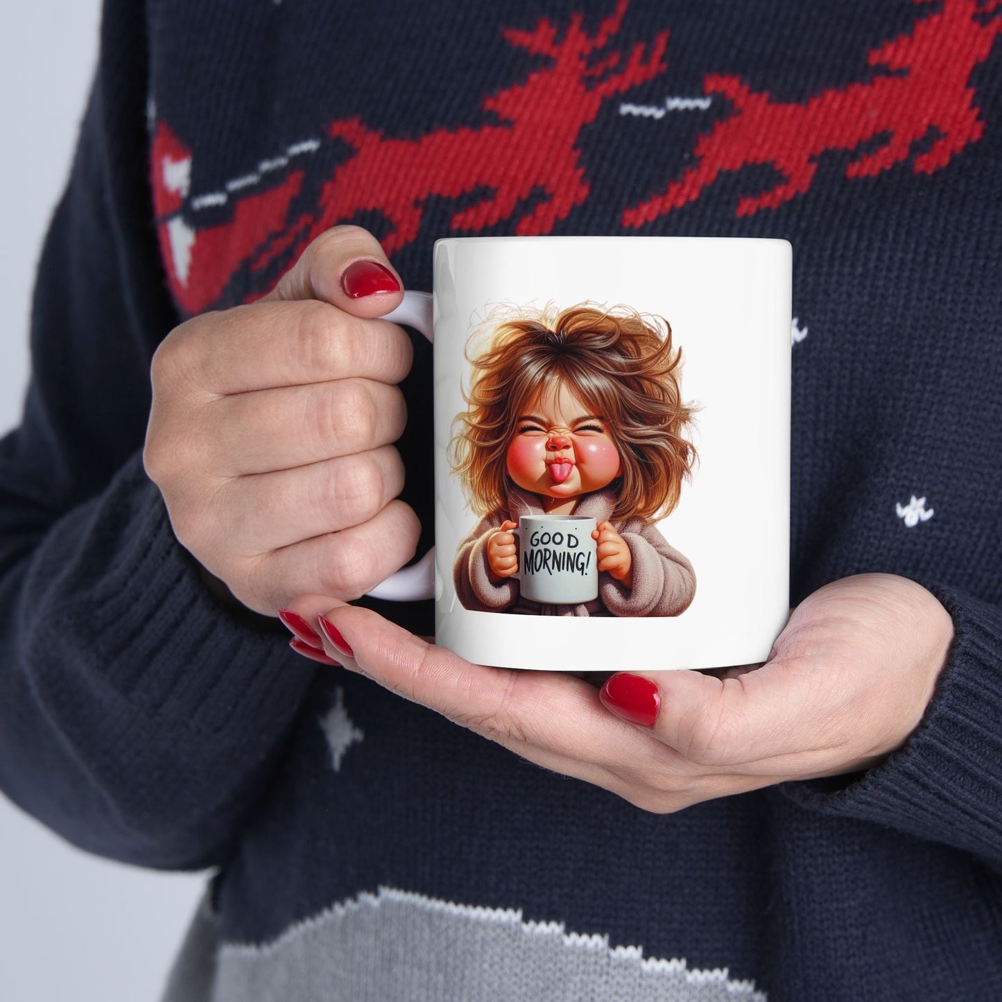 Cute Cartoon Coffee Mug Ceramic - Perfect for Coffee Lovers Gift