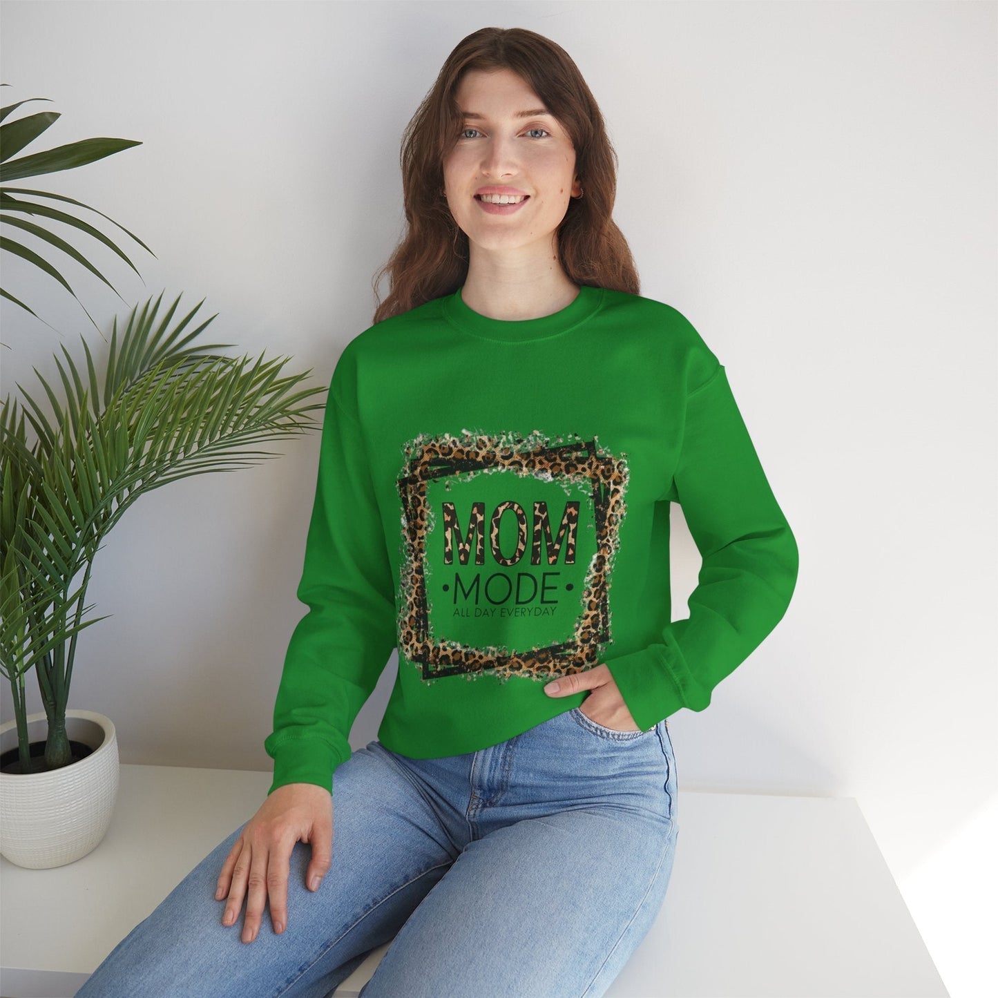 Mom Mode Sweatshirt Crewneck - All Day Everyday