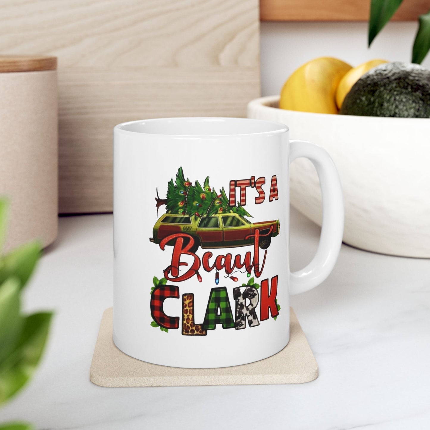 Its A Beaut Clark Christmas Mugs, Funny Holiday Gift