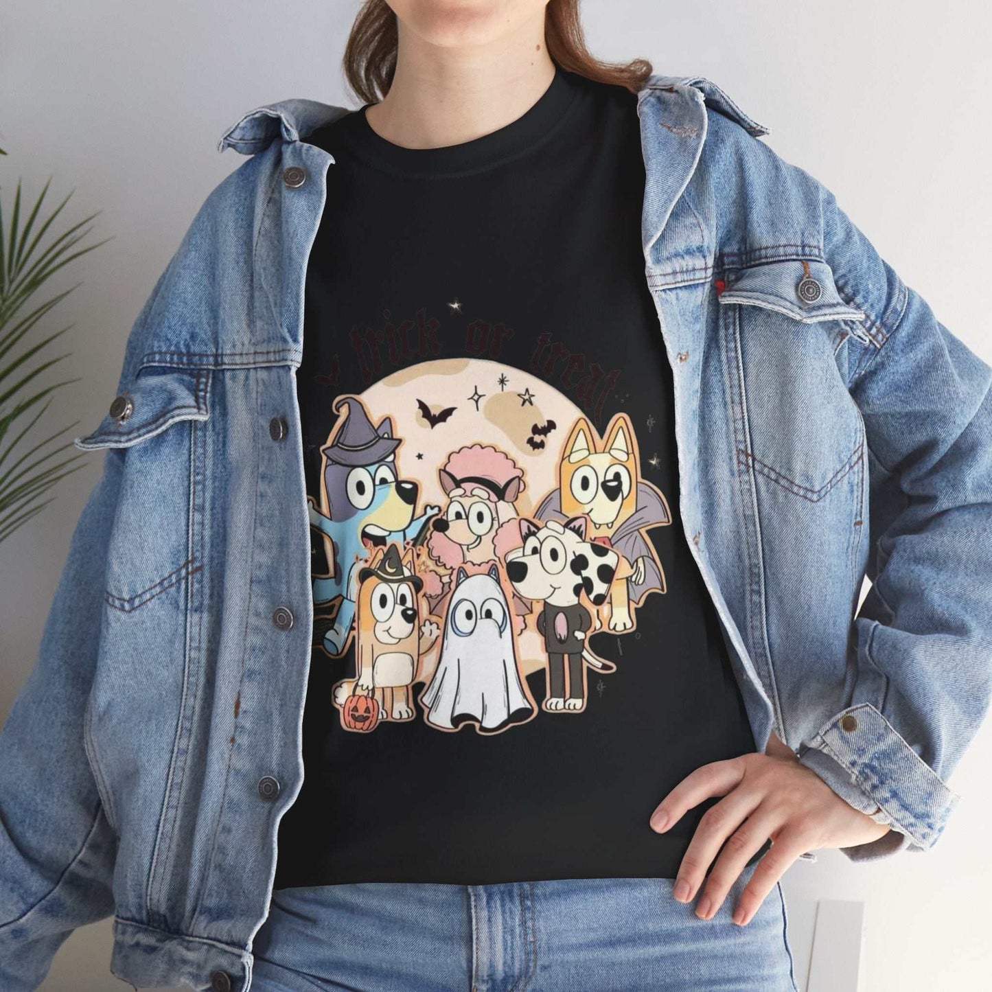 Cute Halloween Tee, Trick or Treat T-Shirt, Fall Festive Apparel Gift