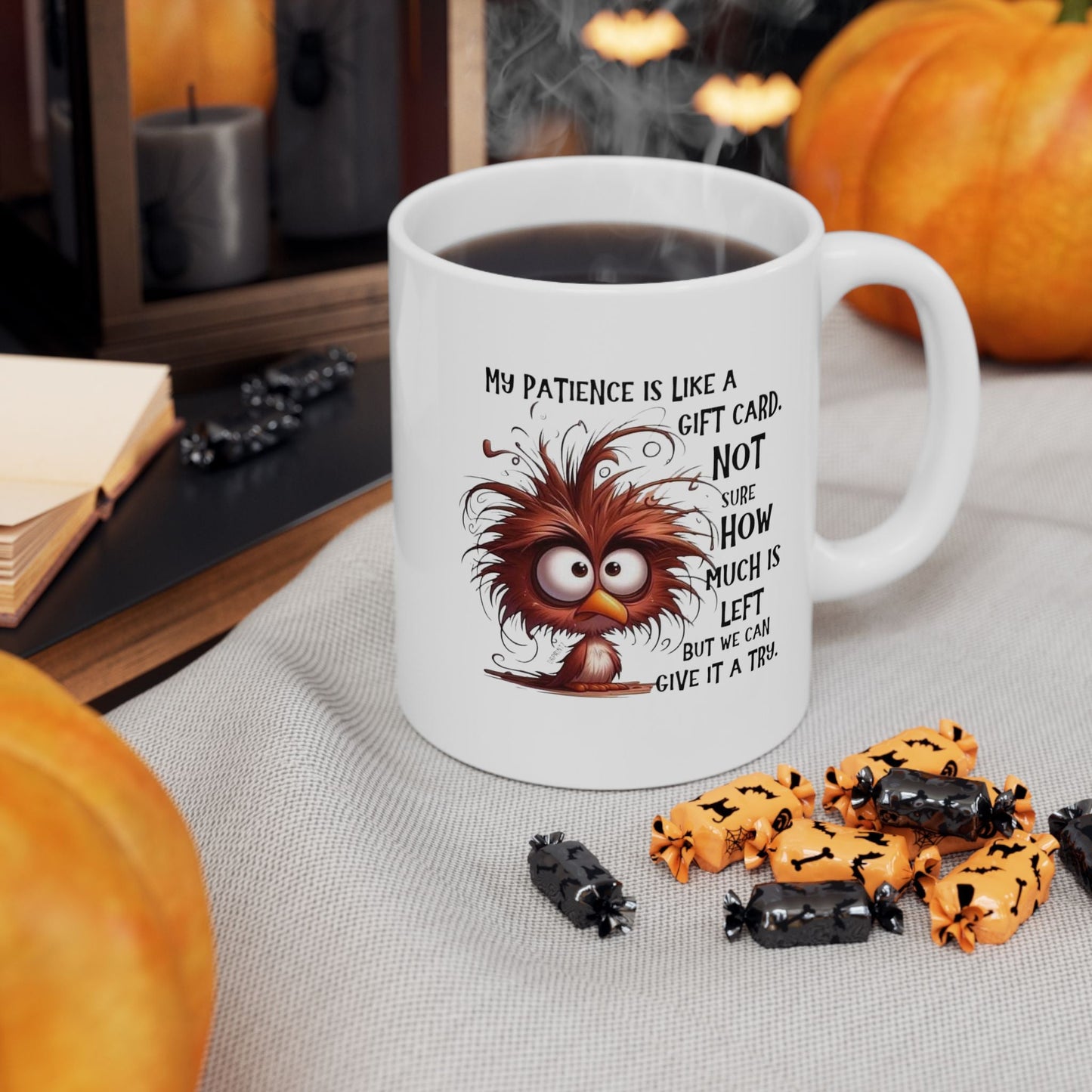 Funny Ceramic Mug - Quirky Gift for Coffee Lovers & Birthdays