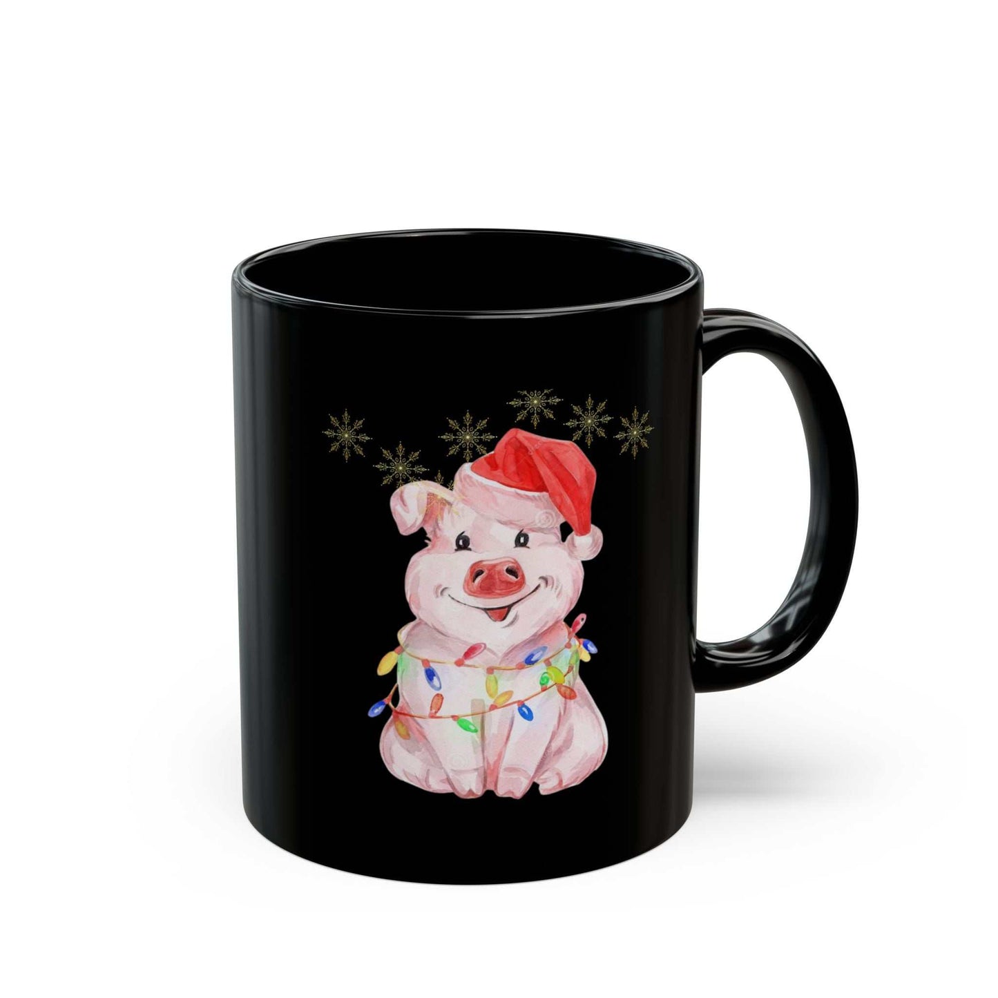 Funny Christmas Pig Mugs, Gift for Christmas