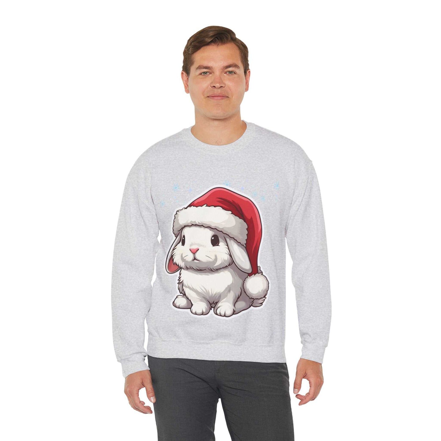 Cute Rabbit Christmas Sweatshirt, Funny Rabbit Gift