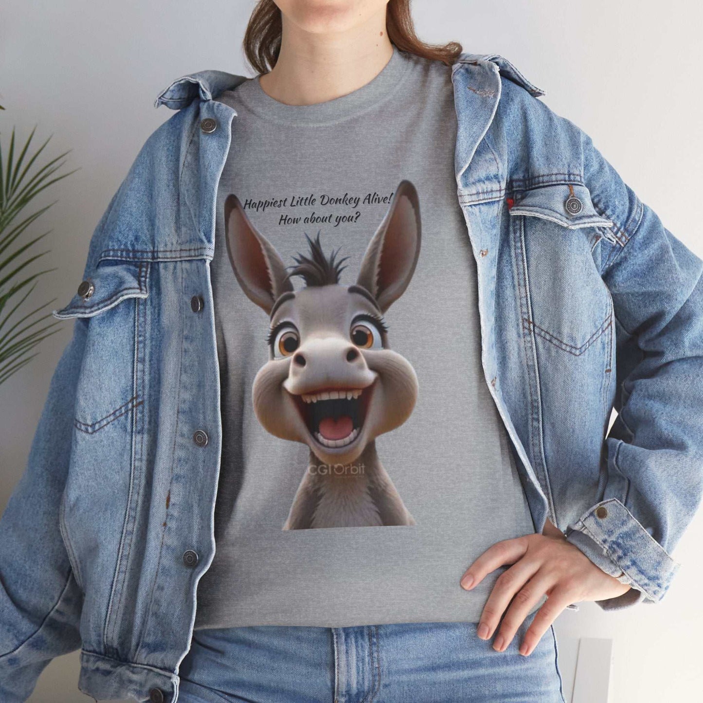 Funny donkey t-shirt - Unisex Heavy Cotton Shirt, Gift for Animal Lovers