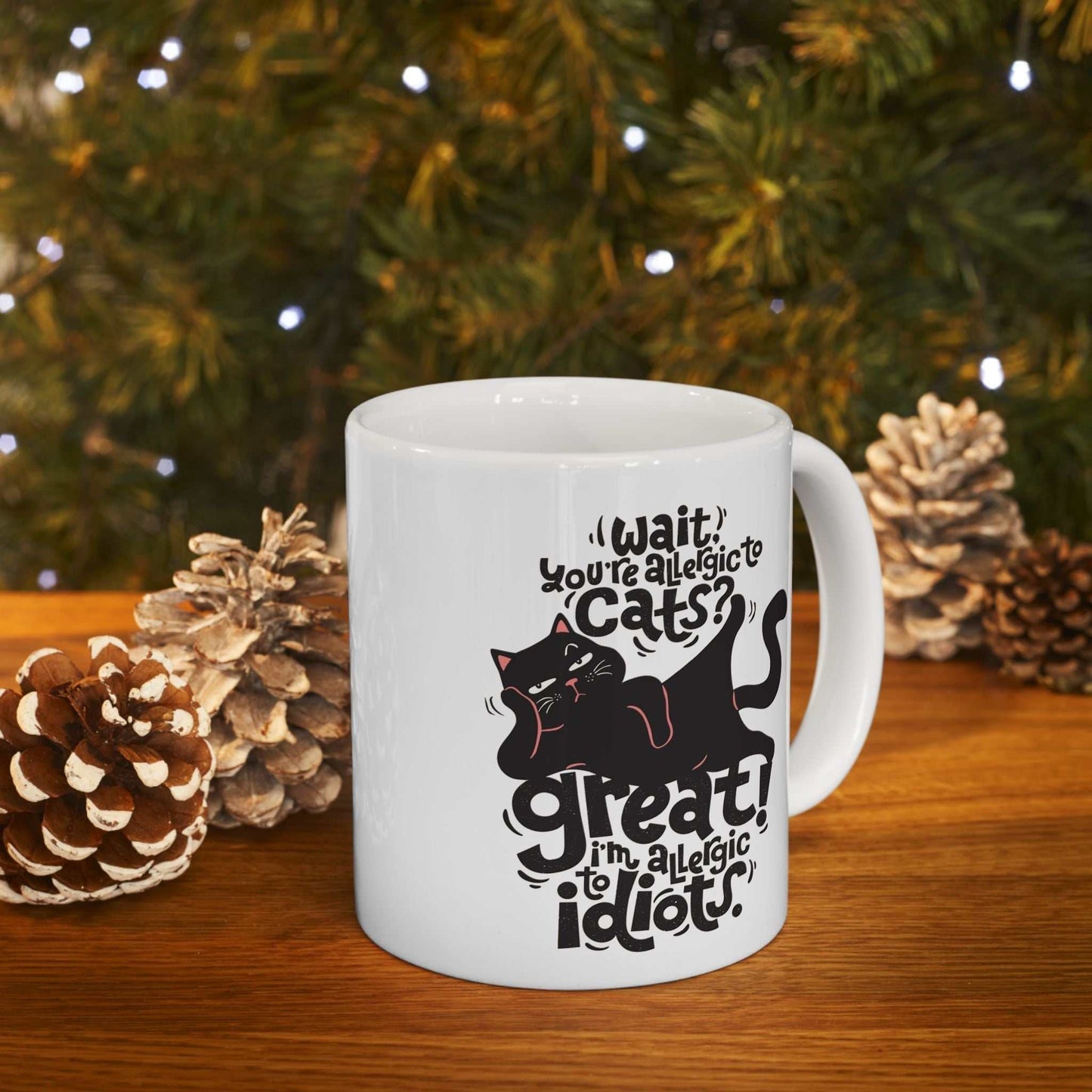 Magic Cat Ceramic Mug | 11oz & 15oz | Perfect Gift for Cat Lovers
