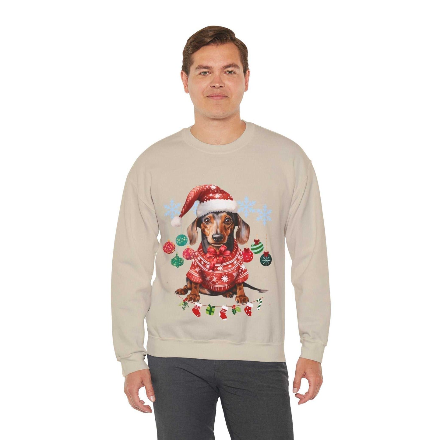 Christmas on the Farm Sweatshirt, Dog Christmas Gift,