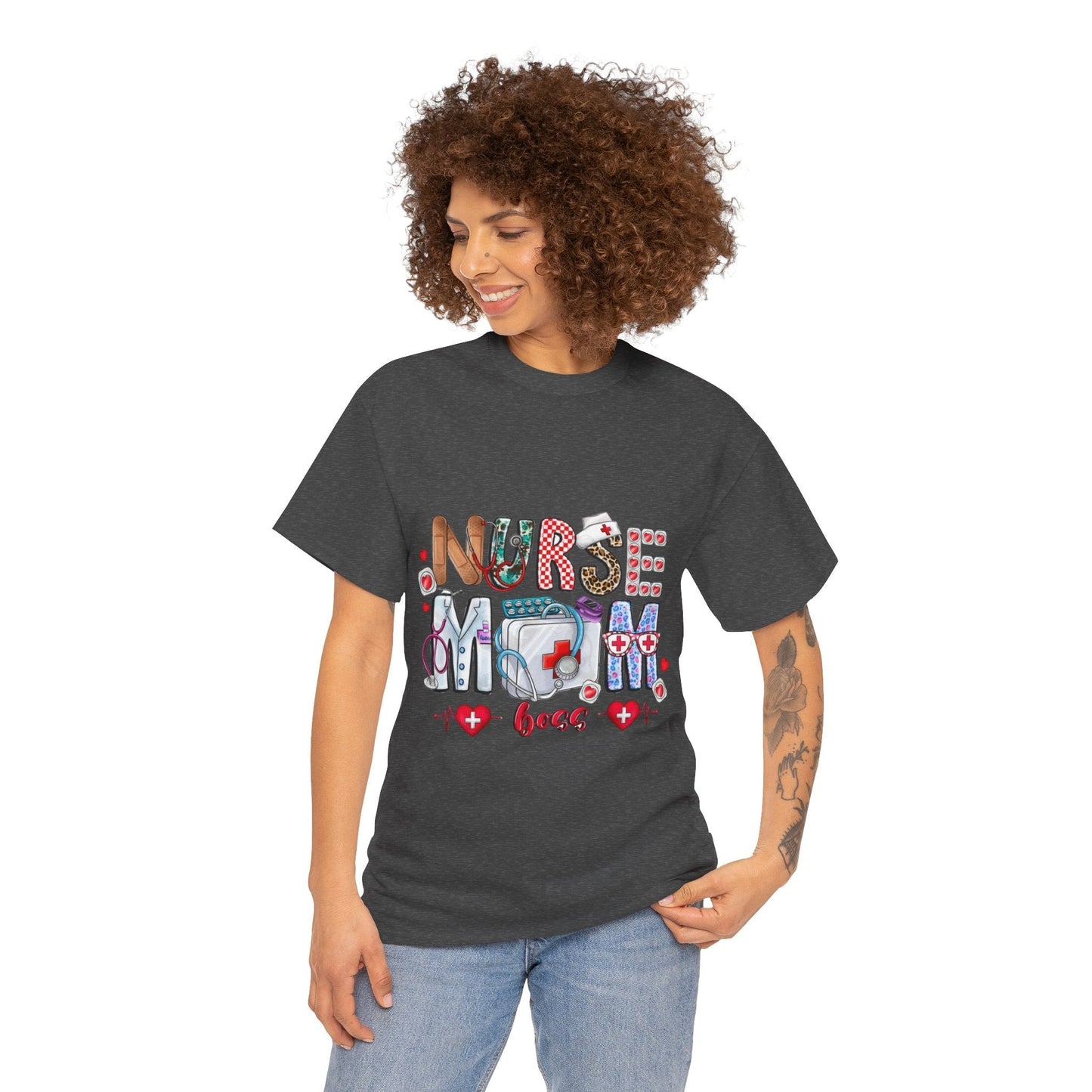 Nurse Mom Boss Shirt, Gift For Nurse Mom