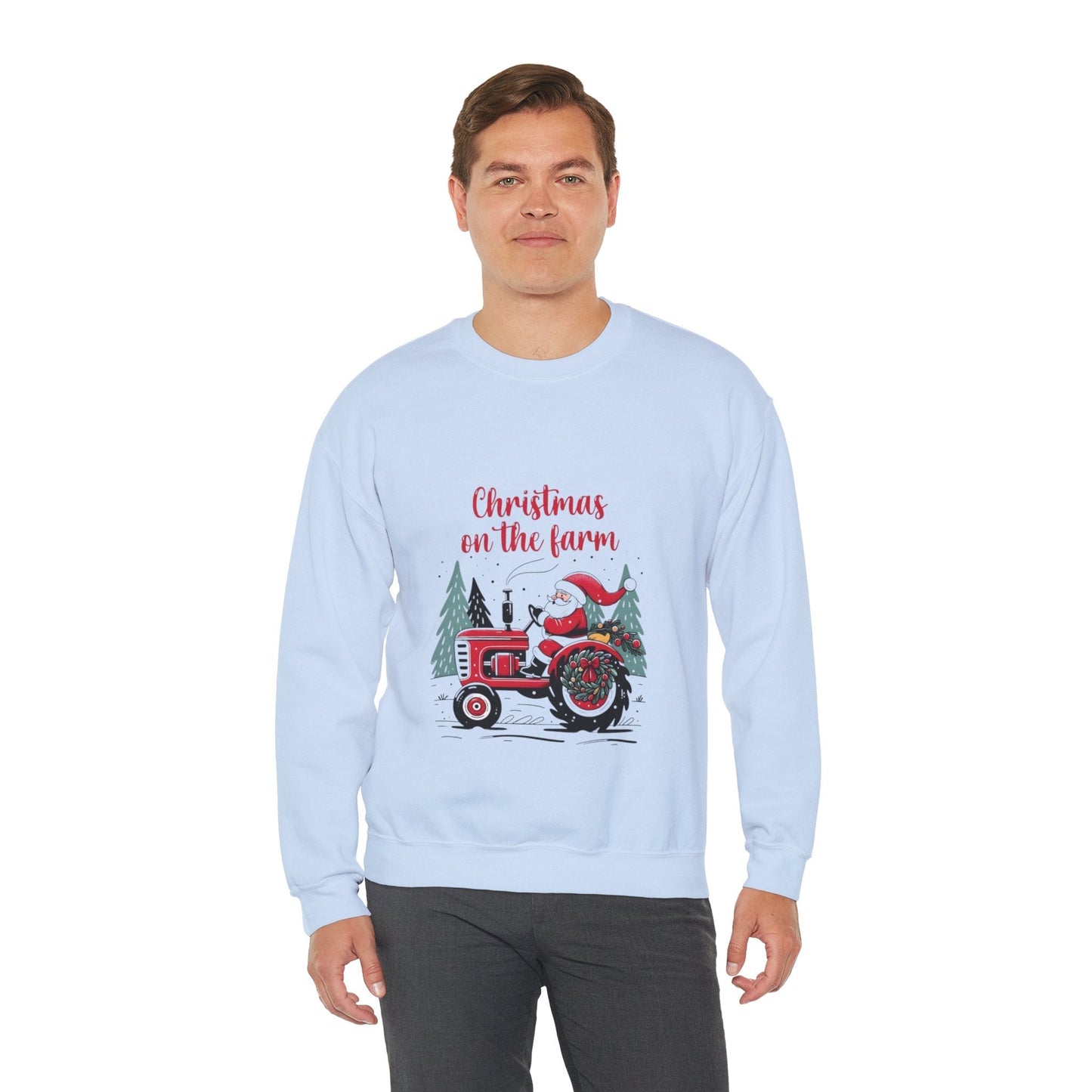 Christmas On The Farm Sweatshirt, Country Christmas Gift