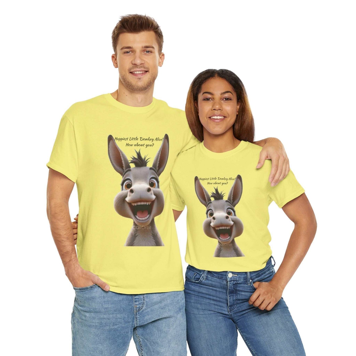 Funny donkey t-shirt - Unisex Heavy Cotton Shirt, Gift for Animal Lovers