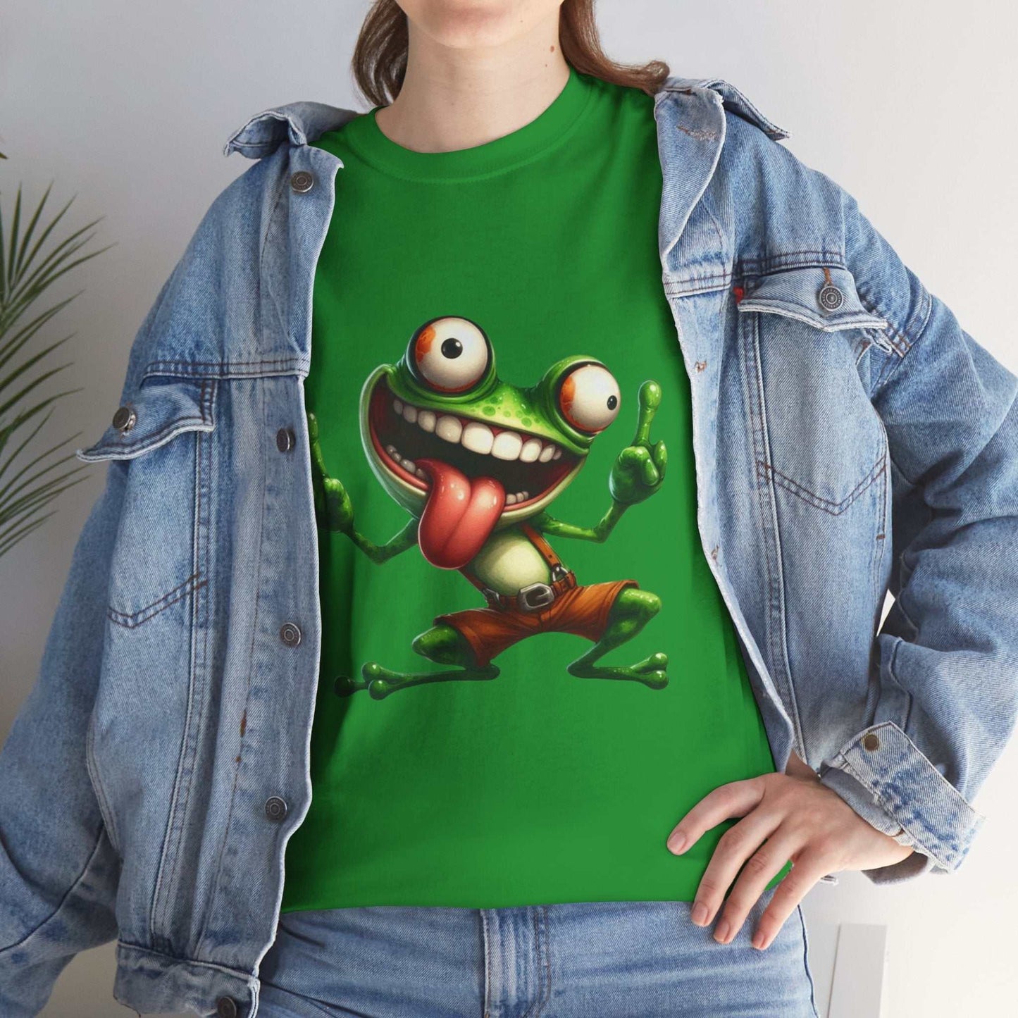 Funny Frog Graphic Tee, Quirky Unisex Shirt, Gift for Frog Lovers
