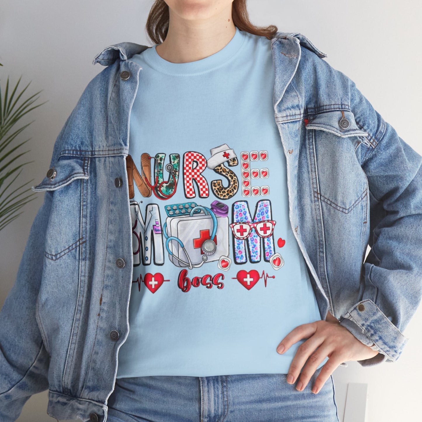 Nurse Mom Boss Shirt, Gift For Nurse Mom