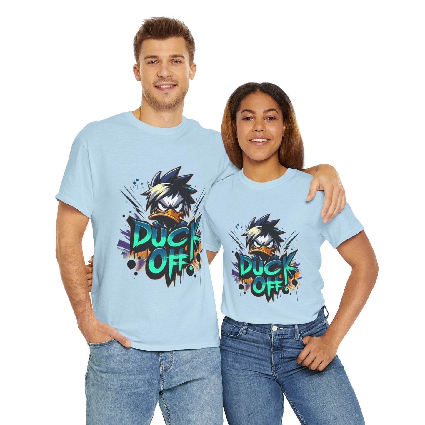 Graphic Tee - 'Duck Off' Design for Casual Wear - T-shirt Gift for all