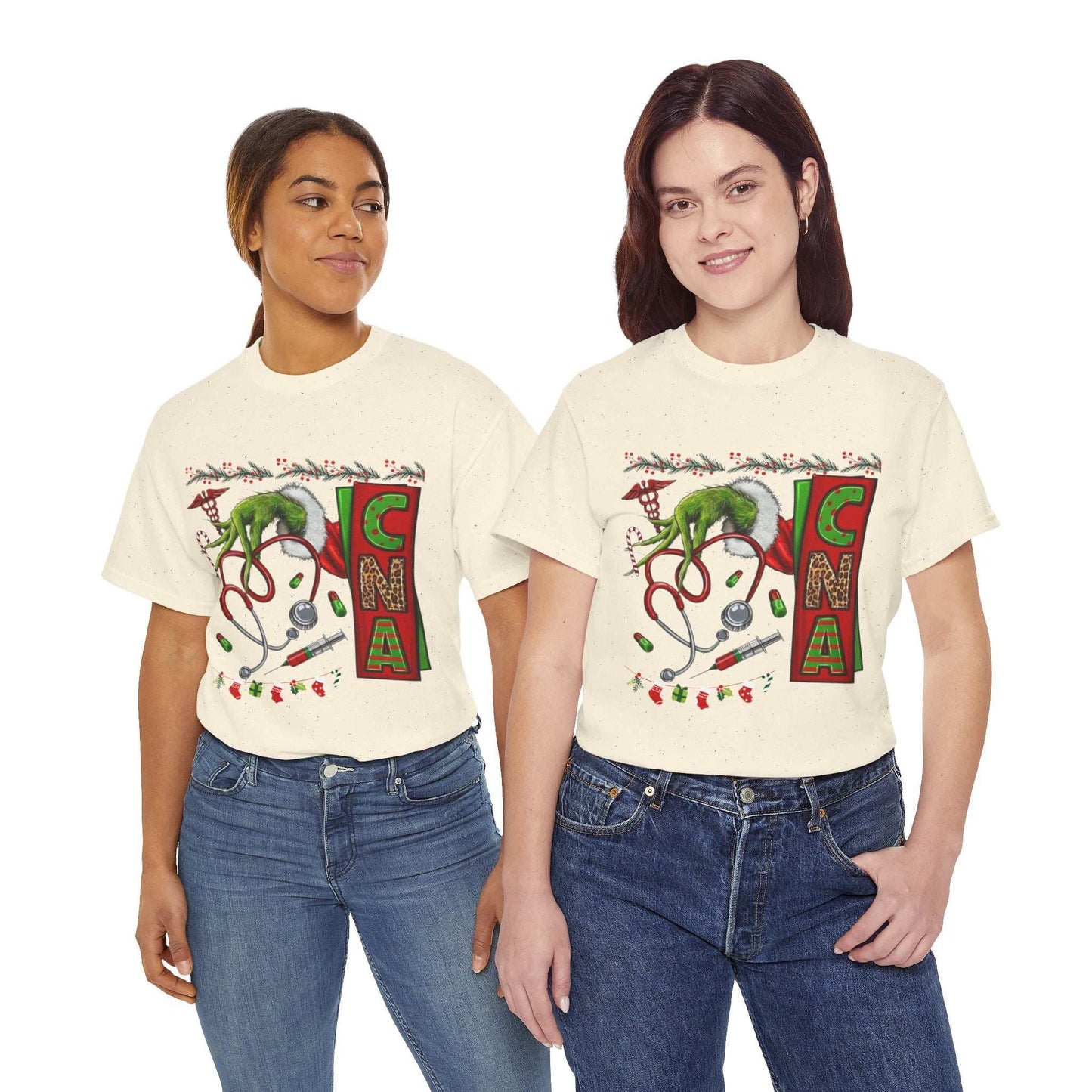 Nurse Stethoscope Christmas T-shirt, Grinch Stethoscope Gift