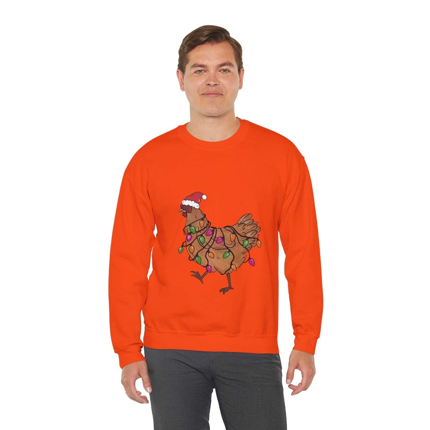 Funny Christmas Chicken Mug, Christmas Gift for Farmer