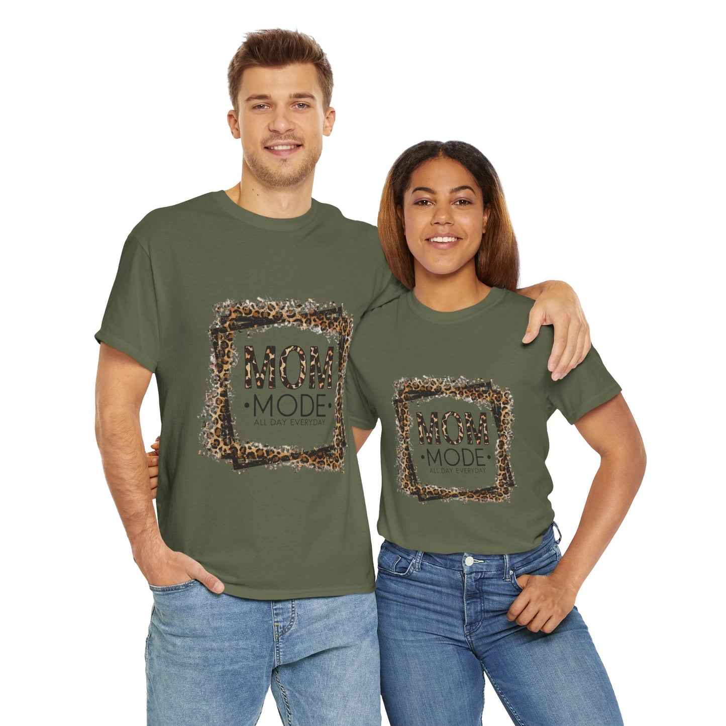Mom Mode T-Shirt - Unisex Heavy Cotton Tee - All Day Everyday Gift
