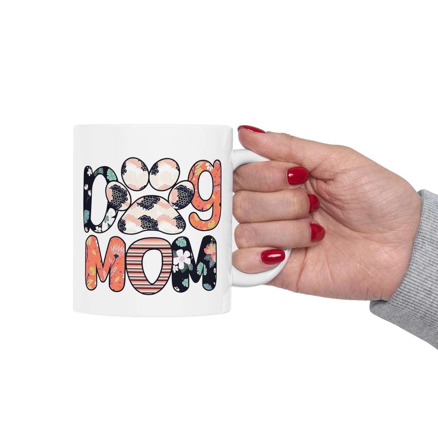 Floral Design Mom Mug - Perfect Gift for Mother's Day or Birthdays