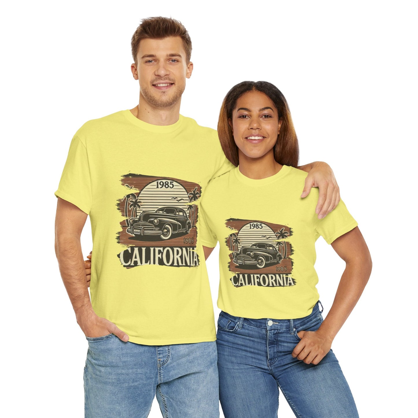 Vintage California 1985 T-Shirt, California 1985 Unisex Heavy Cotton Tee Gift