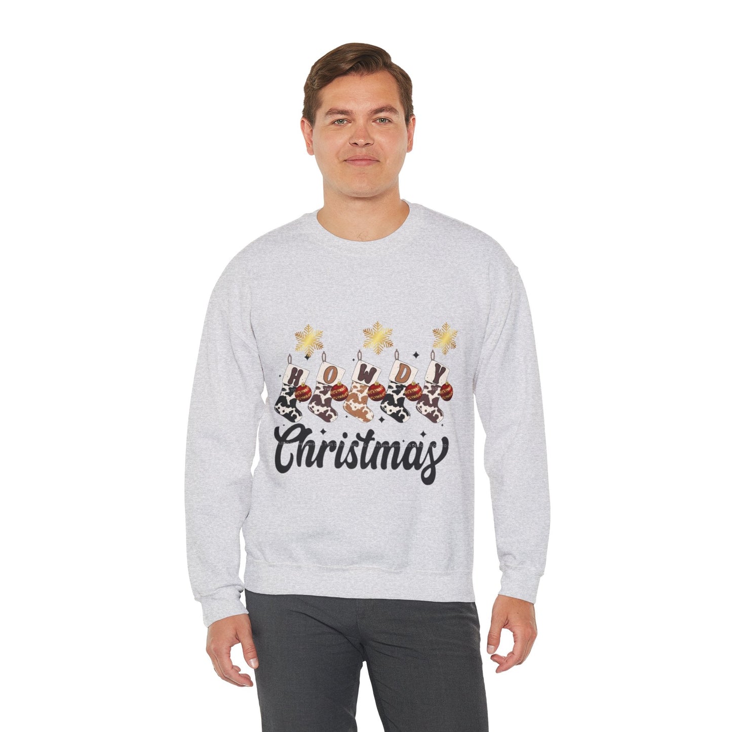 Howdy Christmas Sweatshirt, Cowboy Christmas Gift