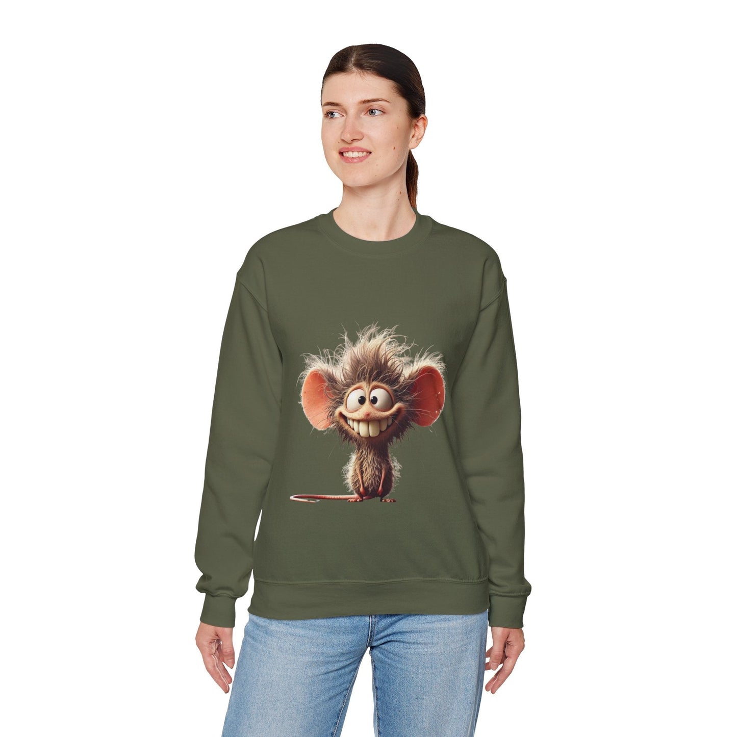 Funny Cartoon Character Unisex Crewneck Sweatshirt