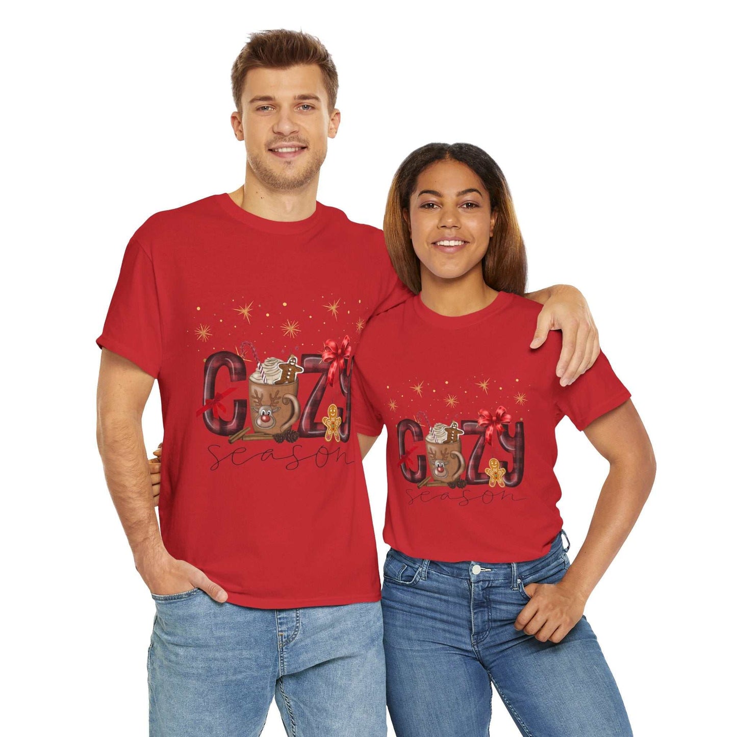 Cozy Coffee Christmas Shirt with Cute Festive Design for Holiday Season